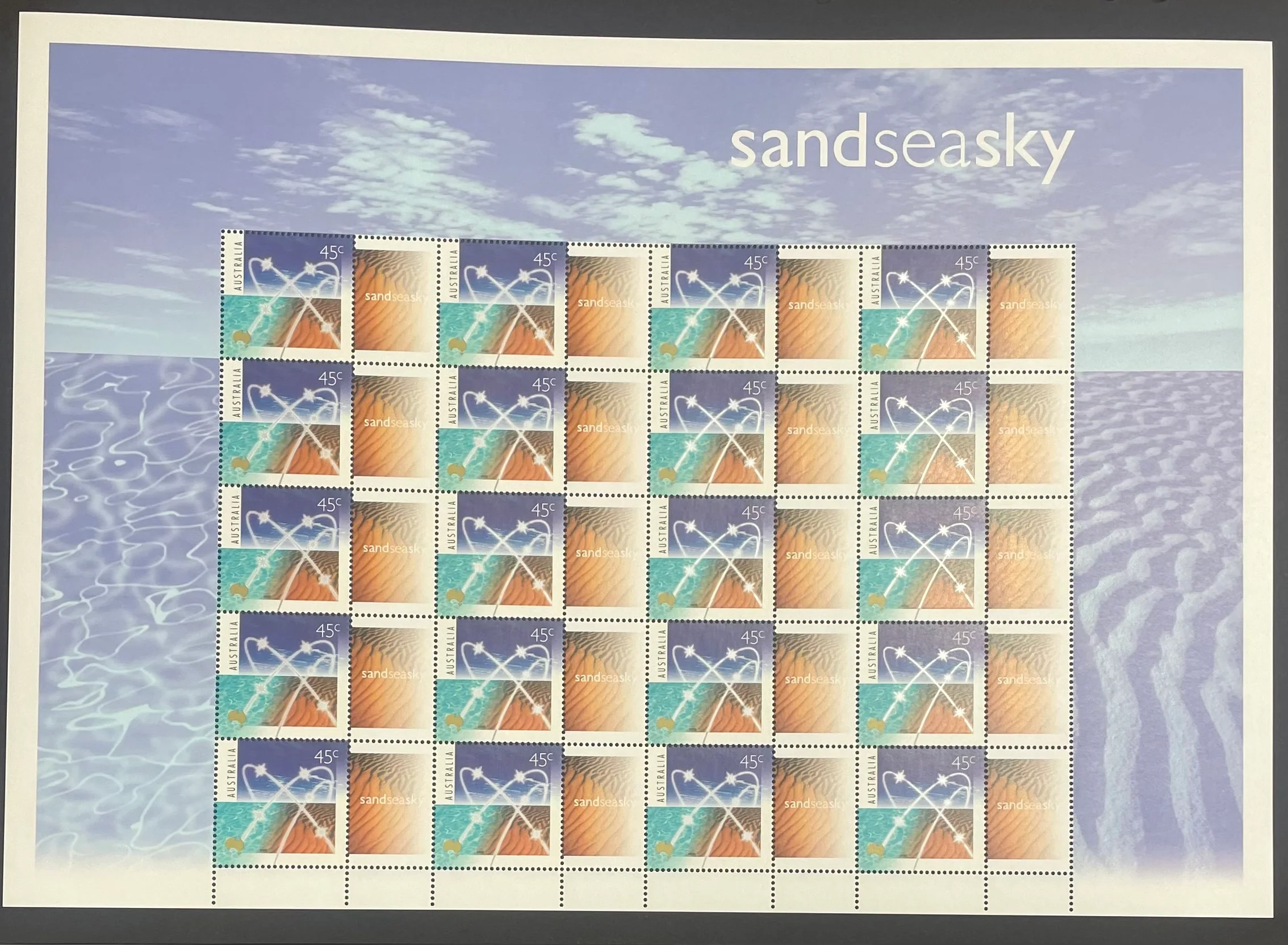 Australia SES 45c Sandseasky Generic souvenir sheet