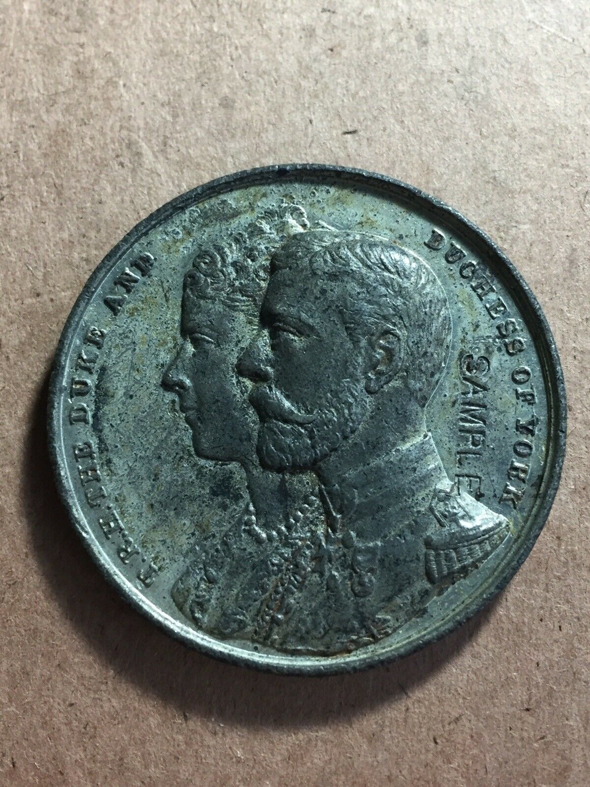 Australian 1901 Opening Of First Parliament By Duke & Duchess Of York Medallion - Image 2