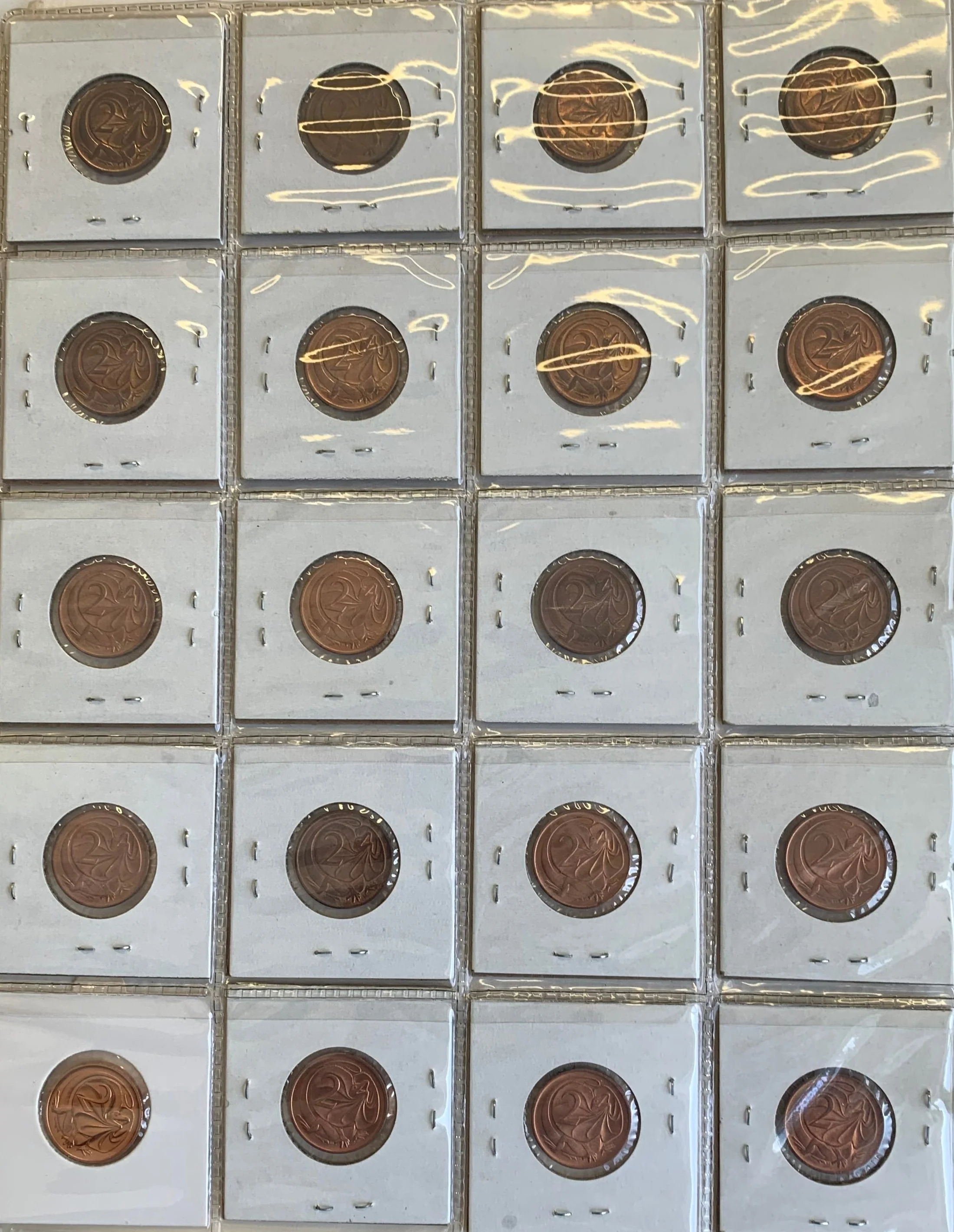 Australia 1966-1991 2c Uncirculated Coin Collection - Image 4