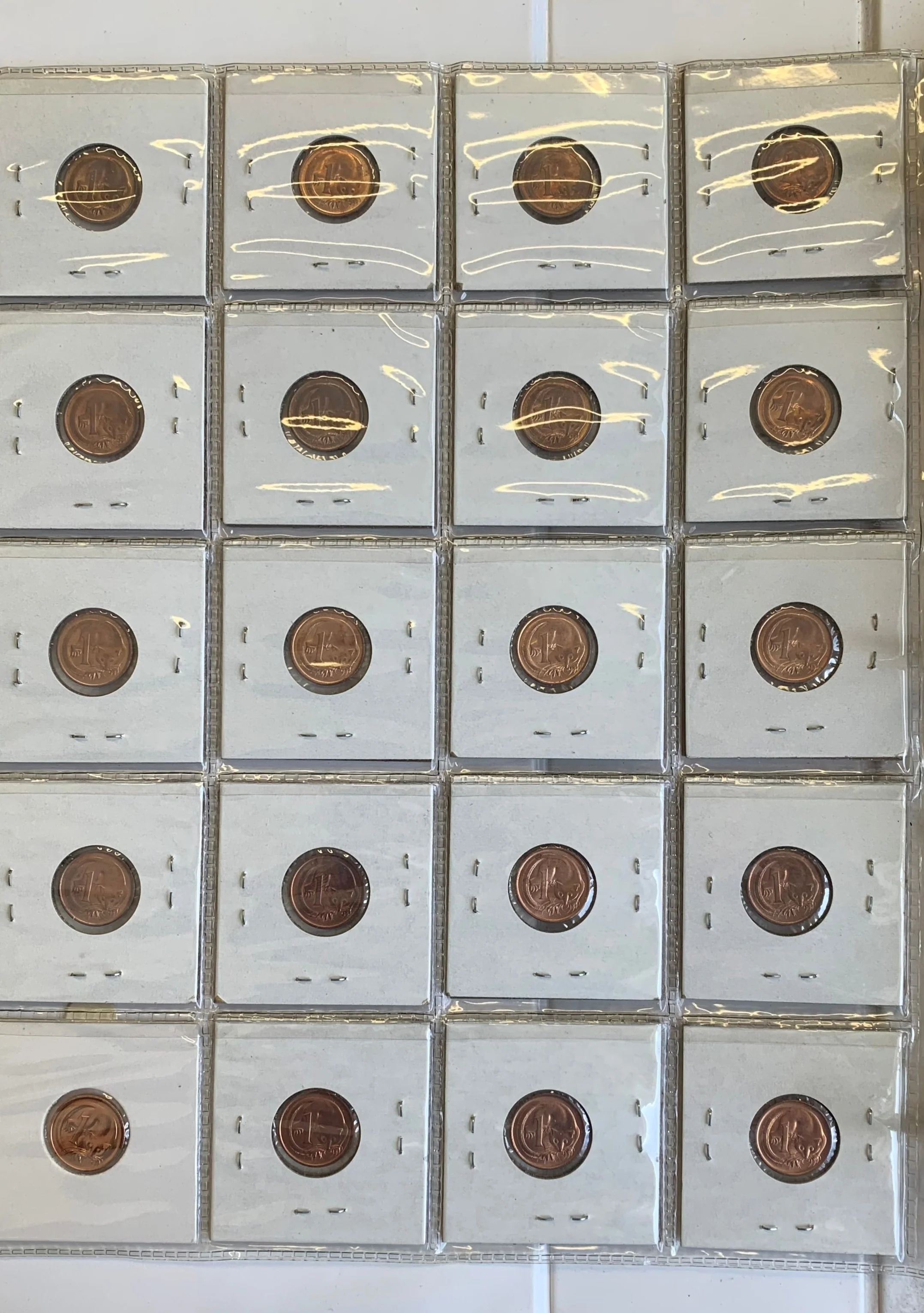 Australia 1966-1991 1c Uncirculated Coin Collection - Image 2