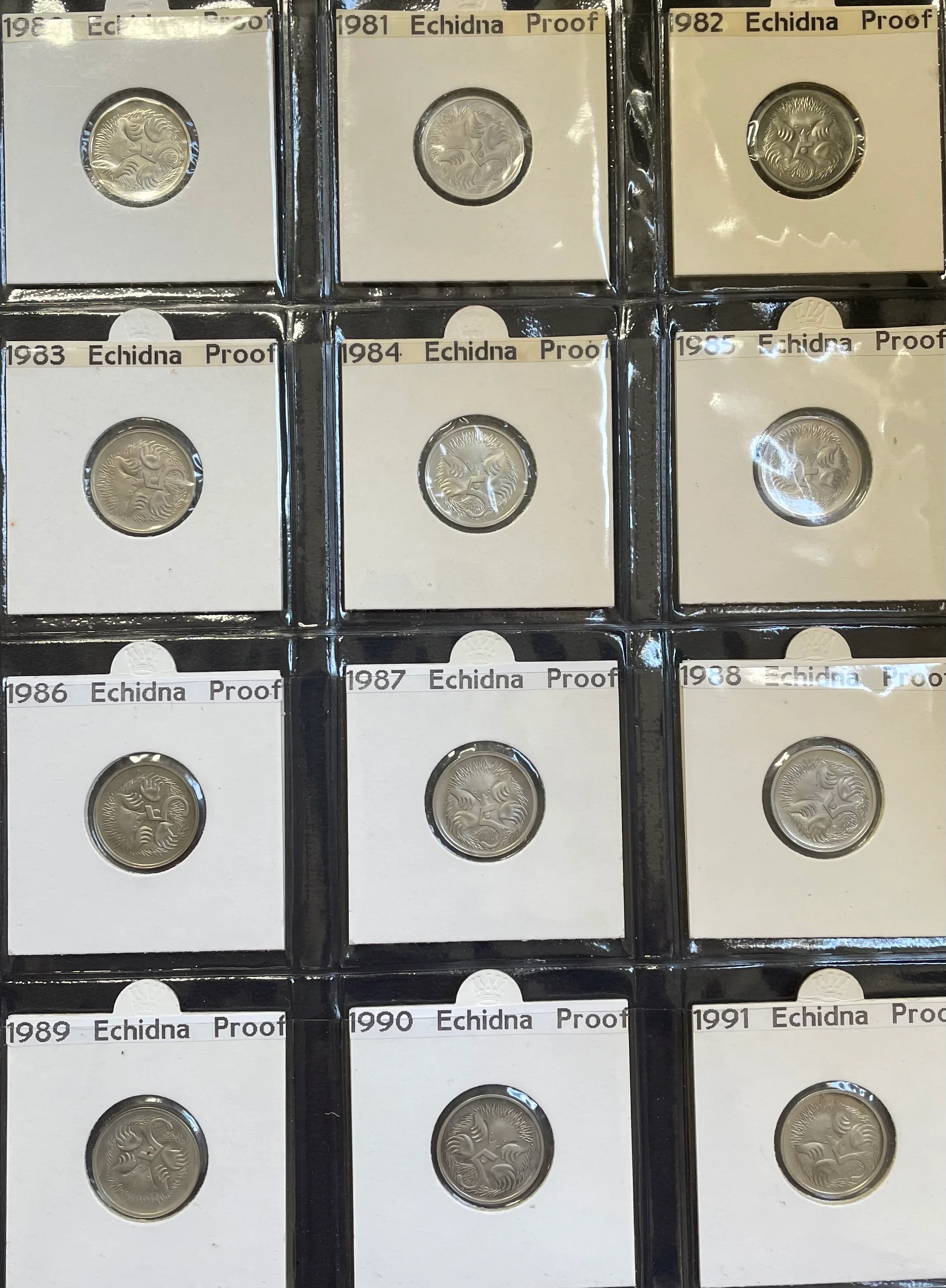 Australian 1966-2016 5c Proof Coin Collection - Image 3