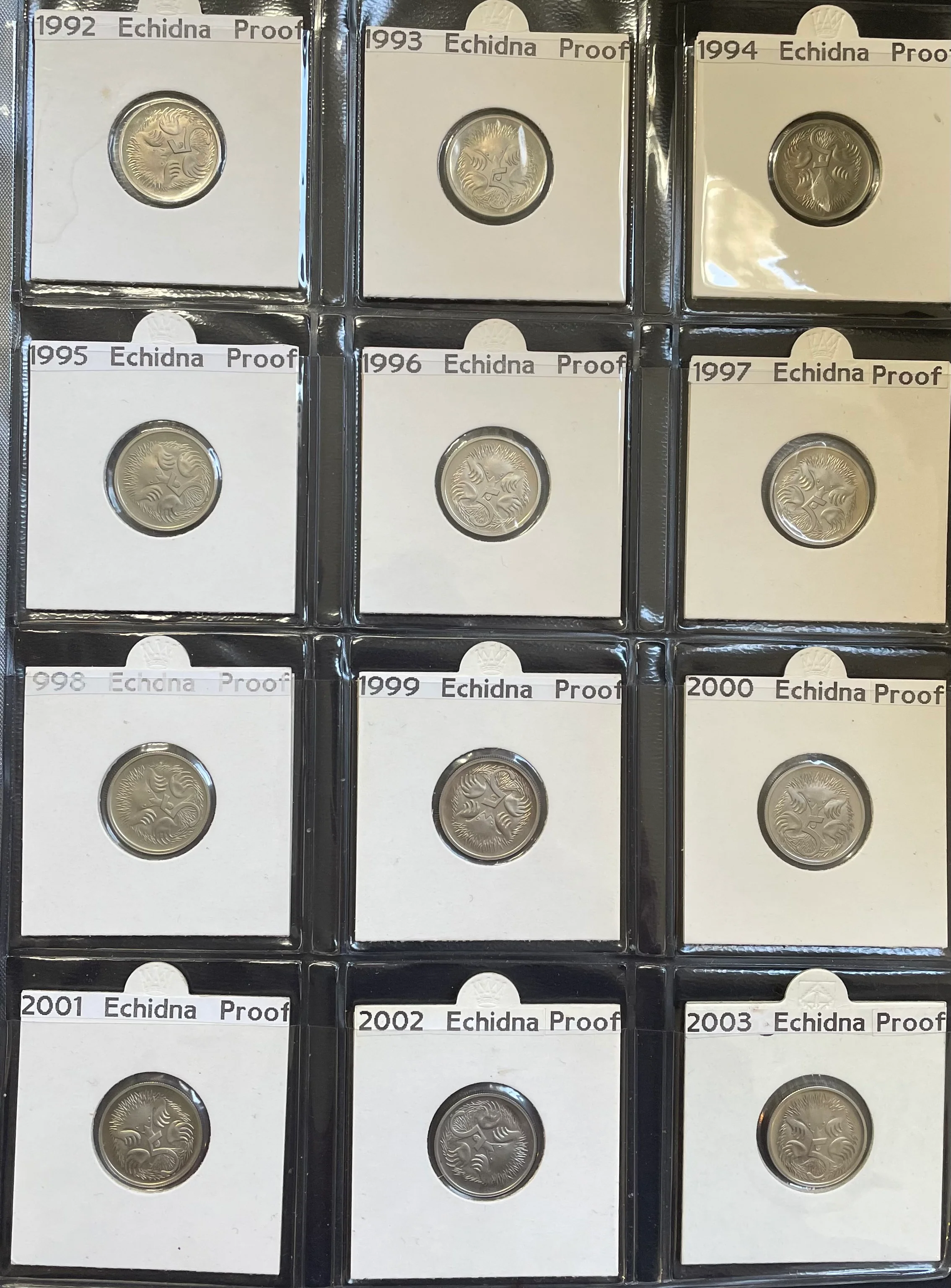 Australian 1966-2016 5c Proof Coin Collection - Image 5