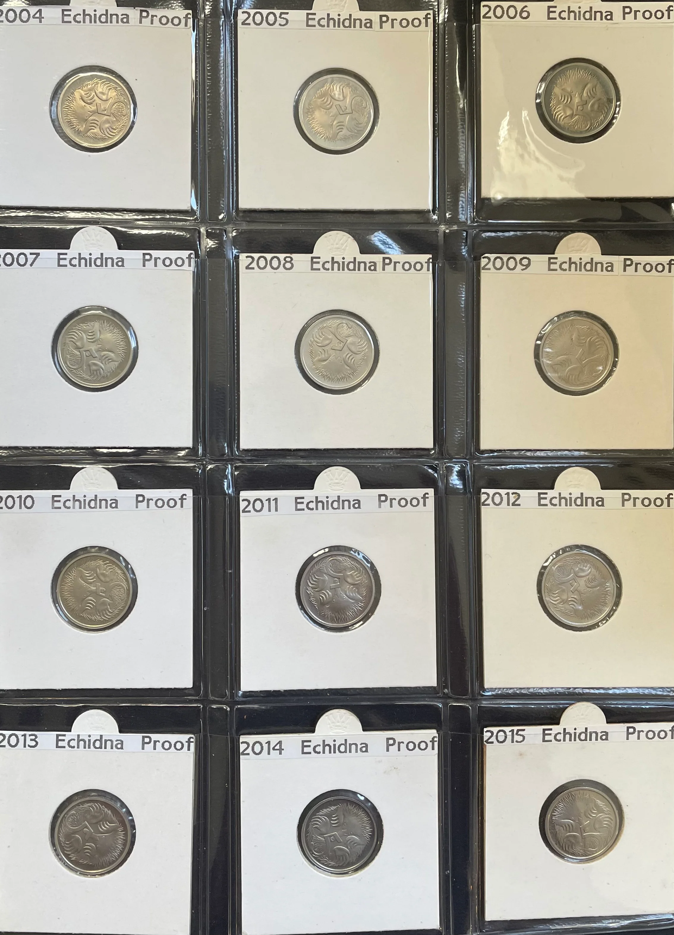 Australian 1966-2016 5c Proof Coin Collection - Image 7