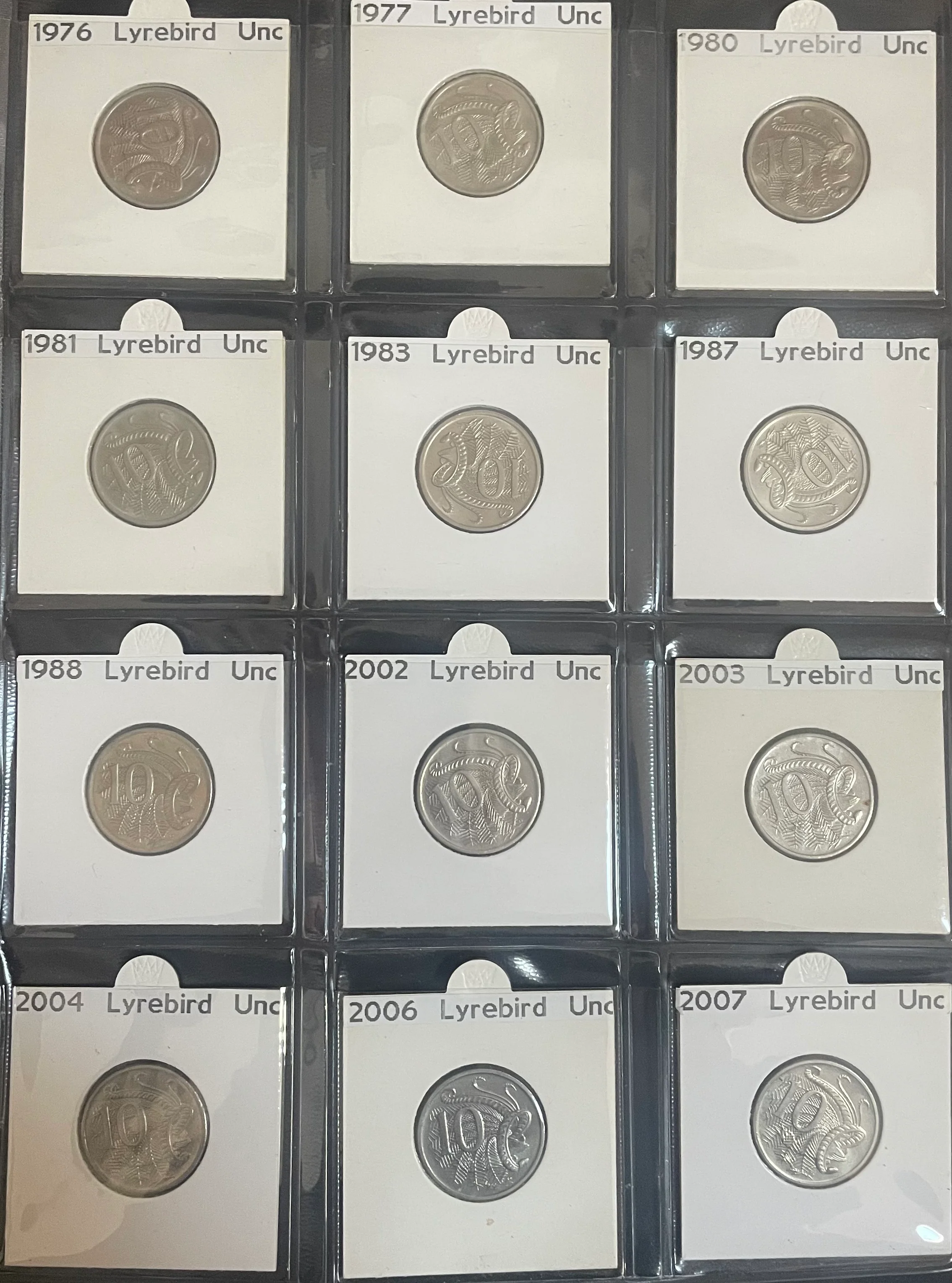 Australian 1967 to 2019 10c uncirculated Coin Collection - Image 3