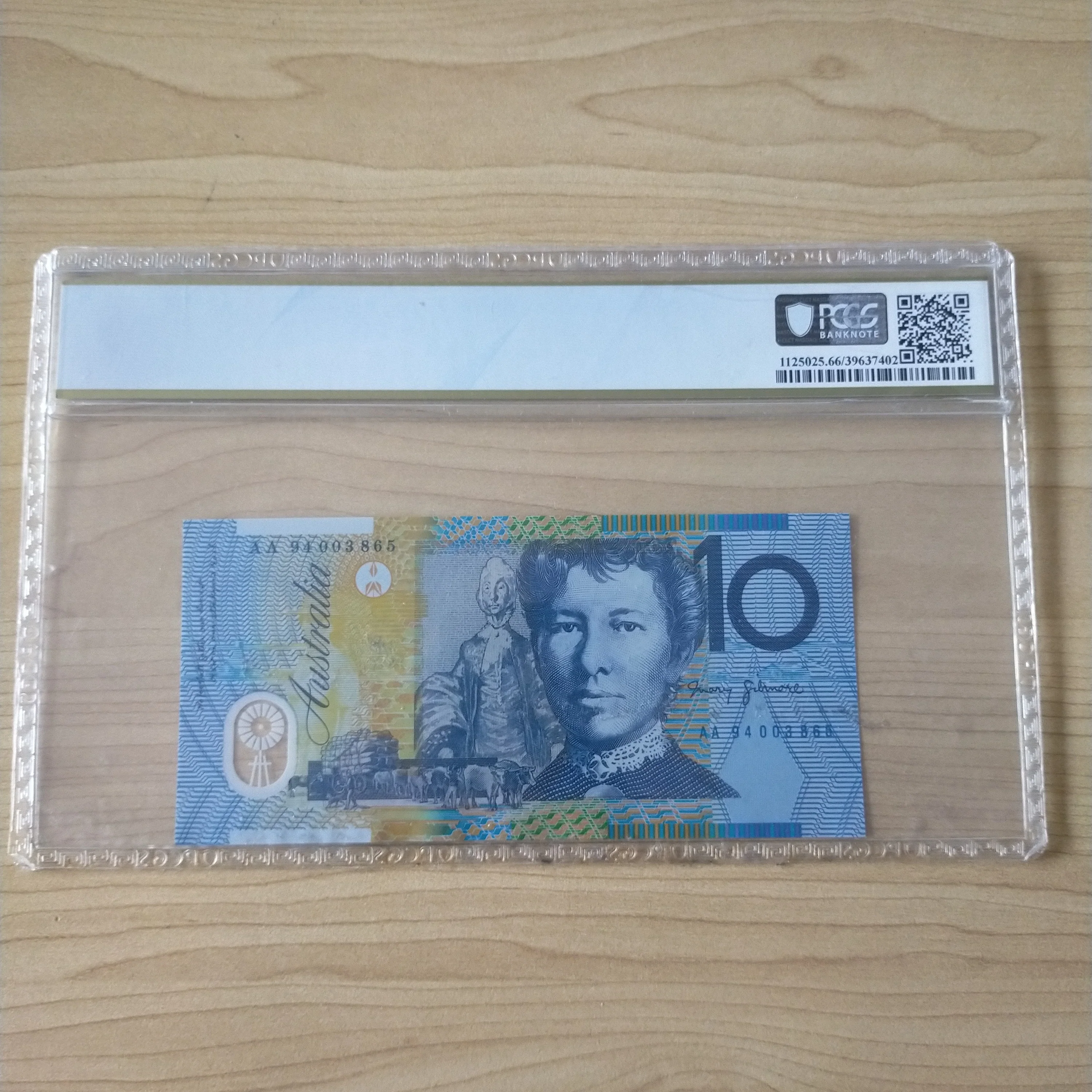 Australian 1994 R316bF $5 Fraser Evans PCGS Graded Gem Unc 66 PPQ Banknote - Image 2