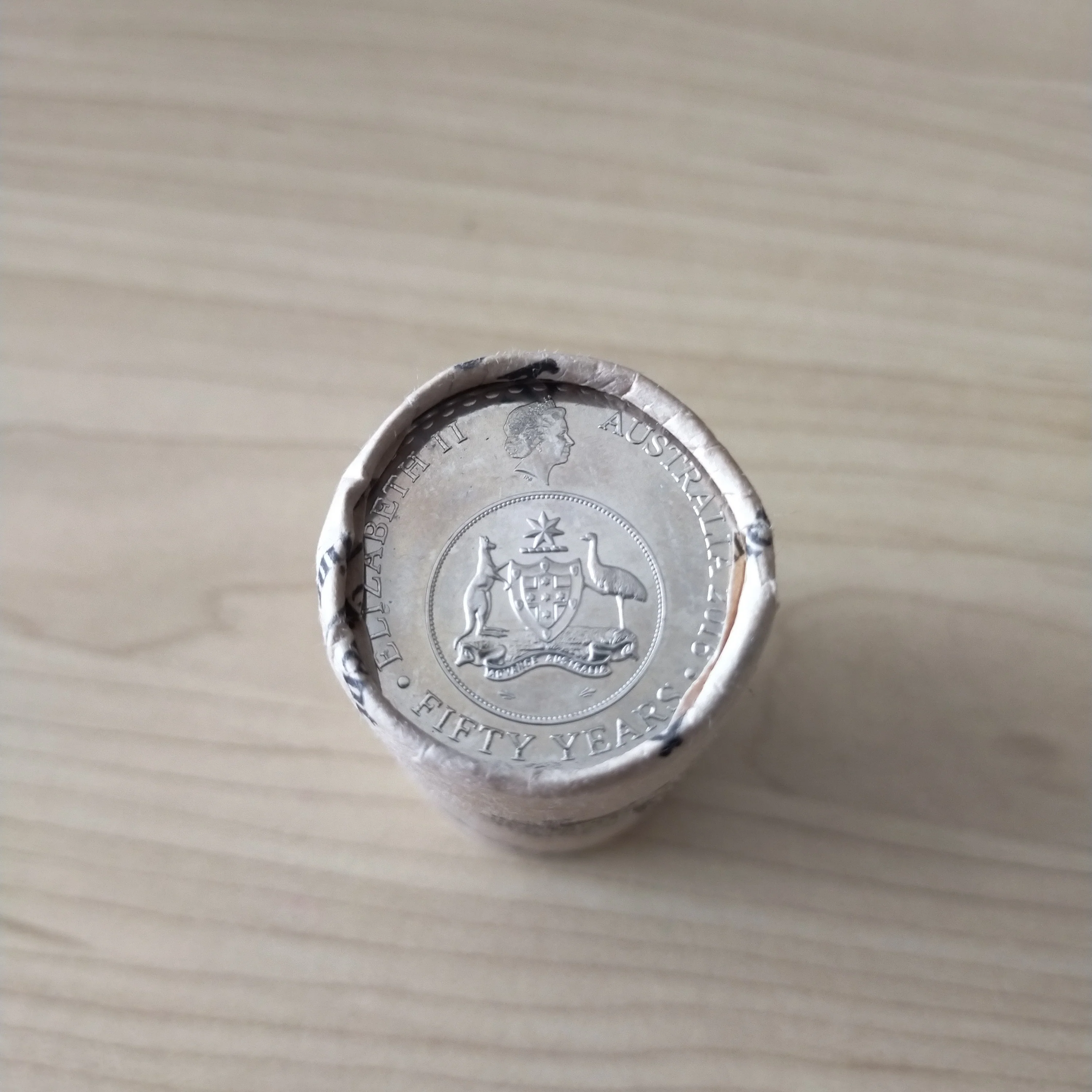Australia 2016 Royal Australian Mint 20c 50 Years of Decimal Currency Changeover RAM Mint Coin Roll - Image 2