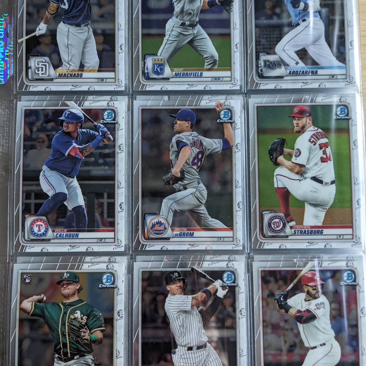 Bowman Chrome Baseball Card Collection - Image 3
