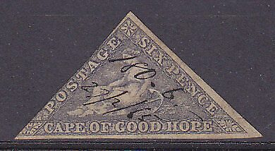 Cape of Good Hope Triangle SG 20 6d bright mauve De La Rue print fiscally used