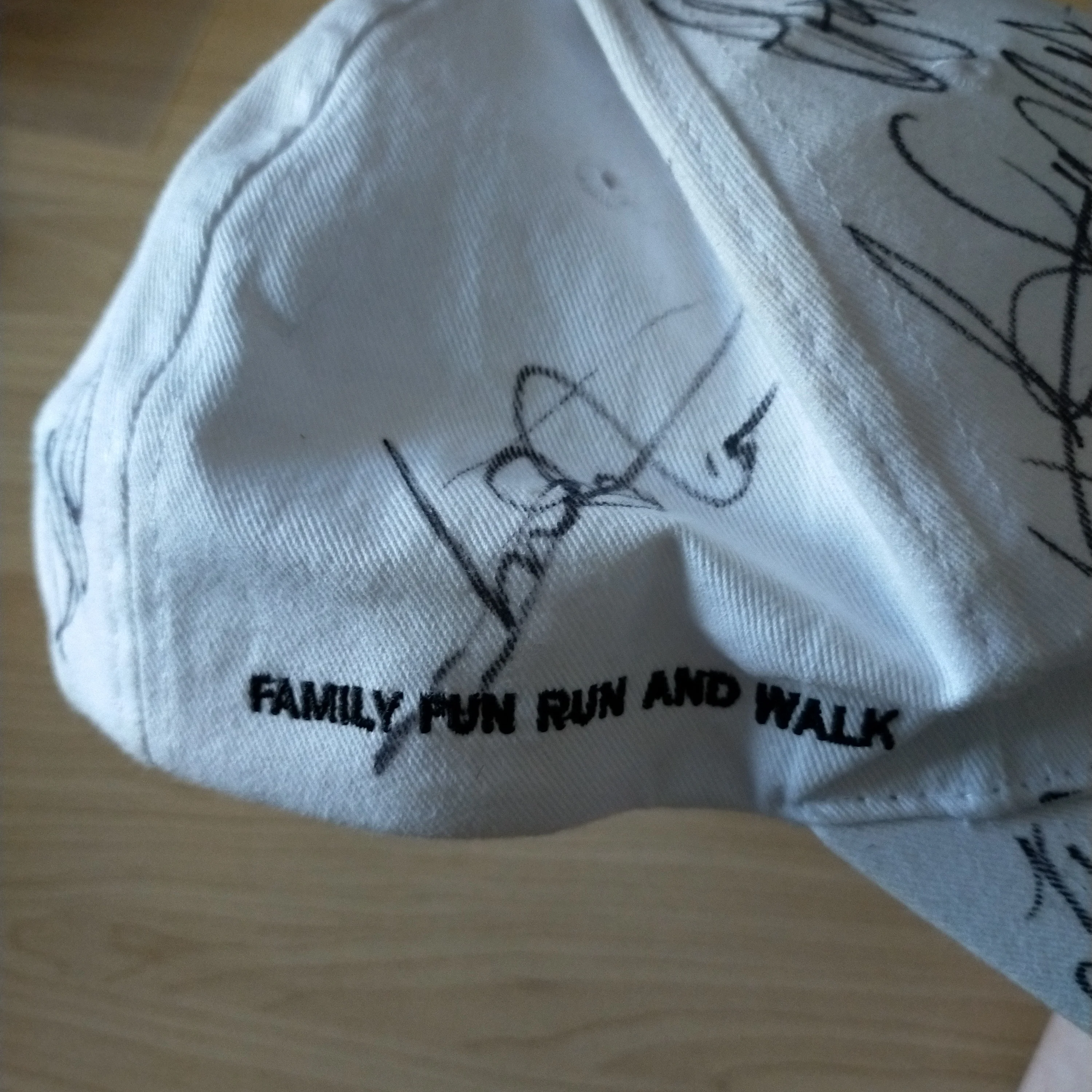 Collingwood Football Club Family Fun Run and Walk Hat Signed By Collingwood Team - Image 5