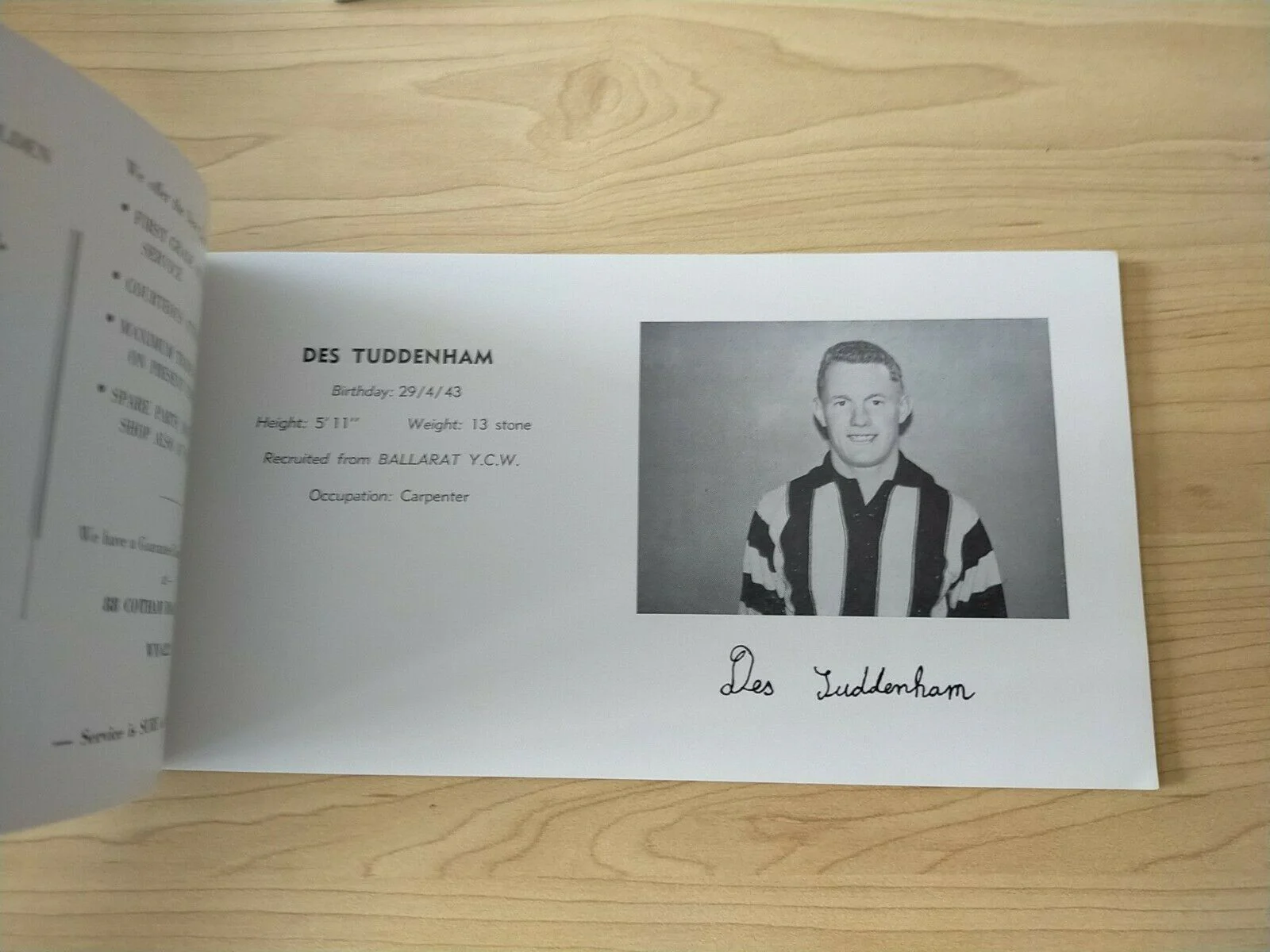 Collingwood Football Club Player's Album 1962 First And Second Edition - Image 4