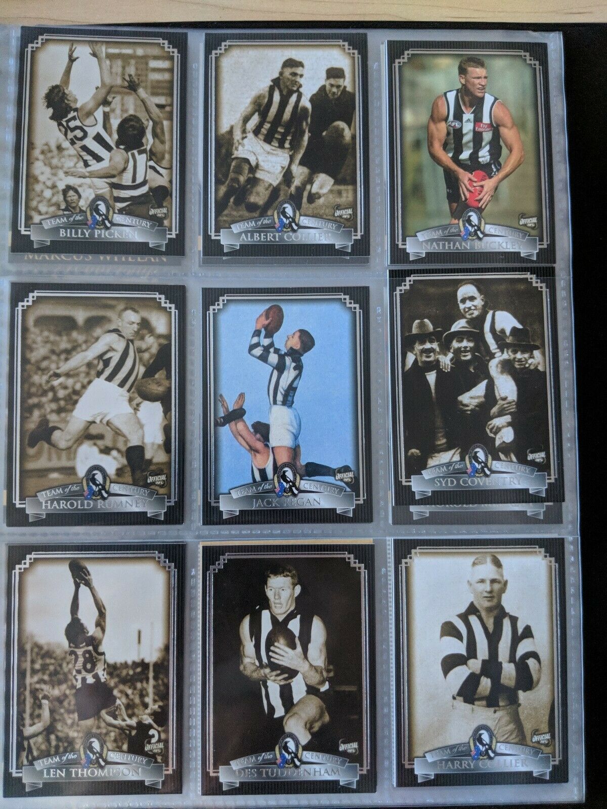 Collingwood Hall Of Fame 110 Card Set Limited Edition Nathan Buckley Signature - Image 4