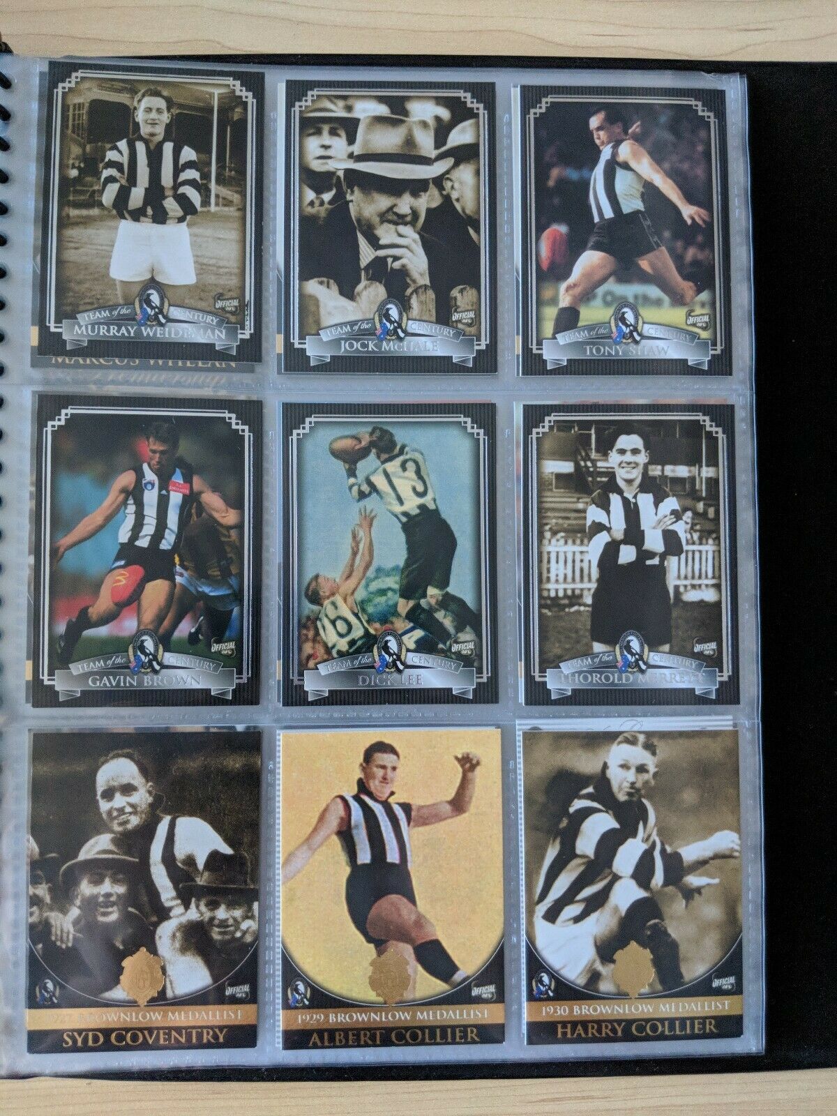 Collingwood Hall Of Fame 110 Card Set Limited Edition Nathan Buckley Signature - Image 5