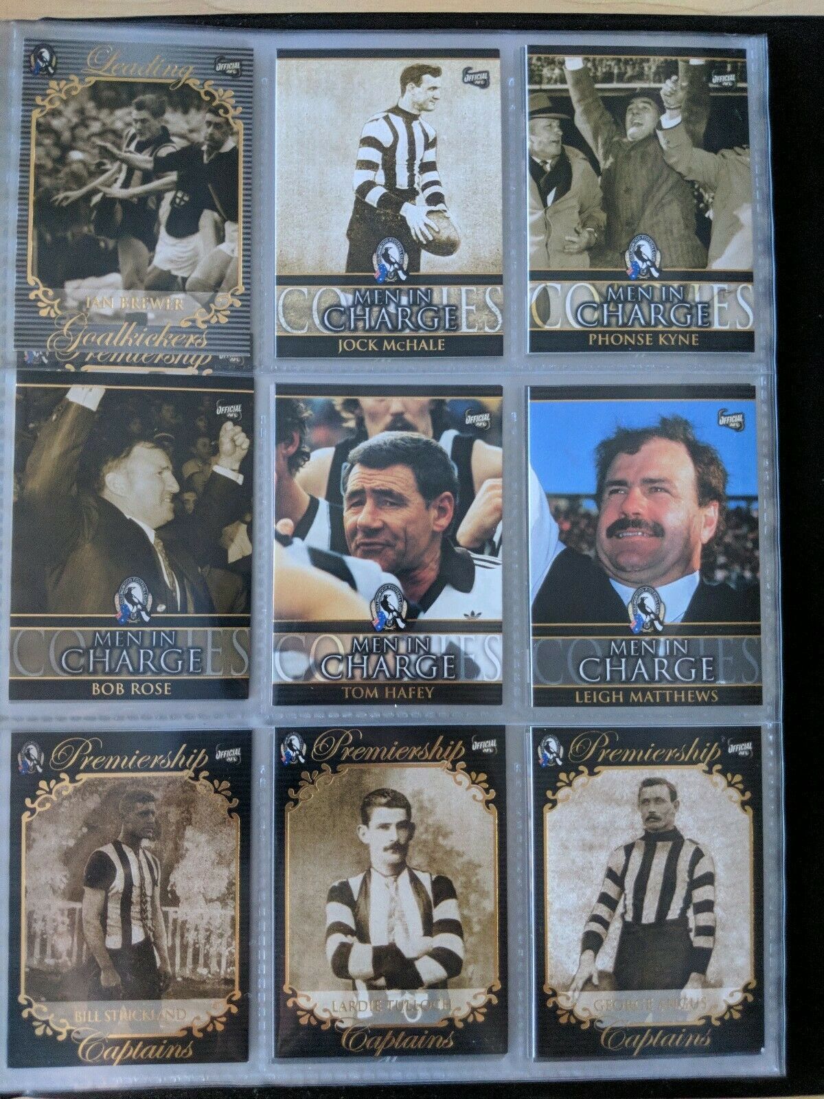 Collingwood Hall Of Fame 110 Card Set Limited Edition Nathan Buckley Signature - Image 8