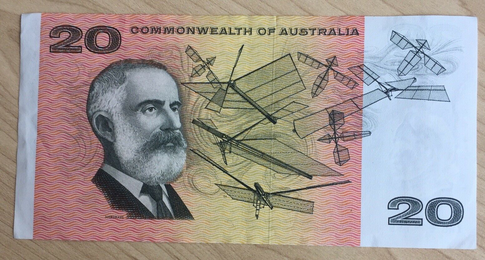 Commonwealth Of Australia 1966 R401 $20 Coombs Wilson Banknote  Extremely Fine - Image 2