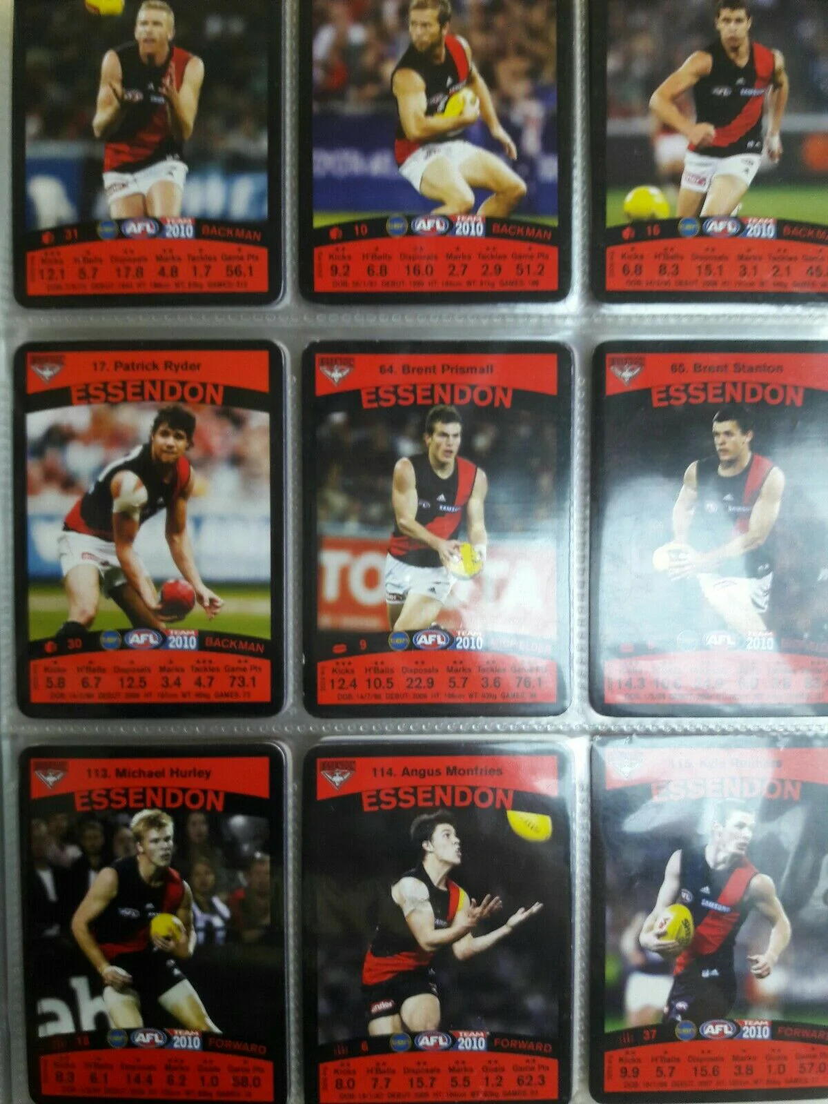 Complete 2010 Teamcoach Common Card Base Set - Image 4