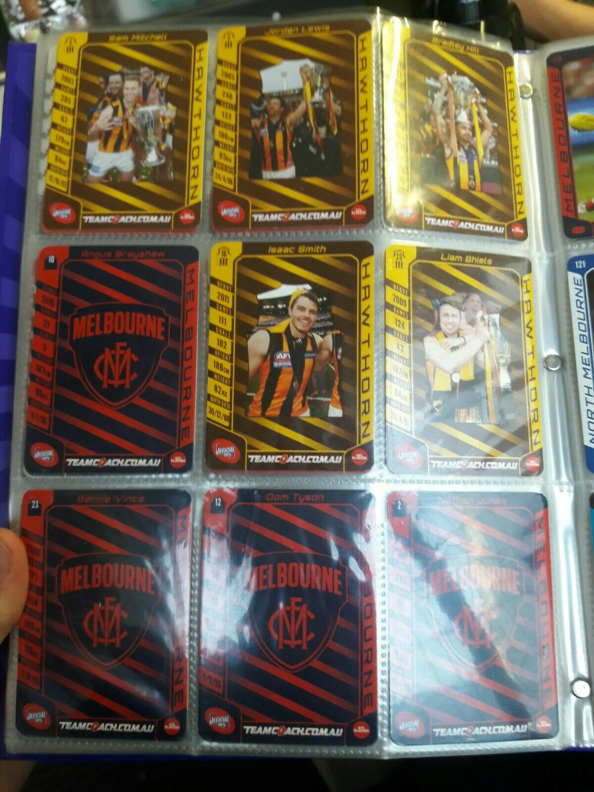 2016 AFL Teamcoach Complete Base Set - Image 3
