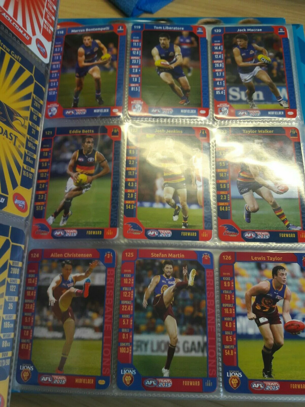 2015 AFL Teamcoach Complete Base Set - Image 3