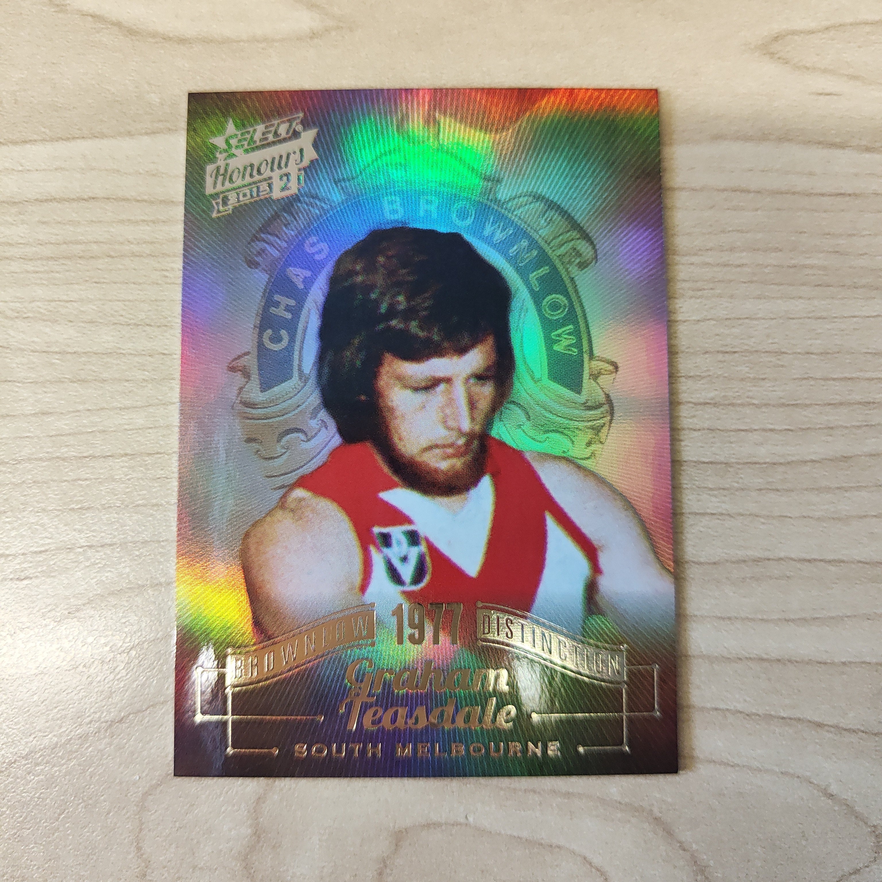 2015 Select Honours 2 Brownlow Distinction 1977 Graham Teasdale South Melbourne