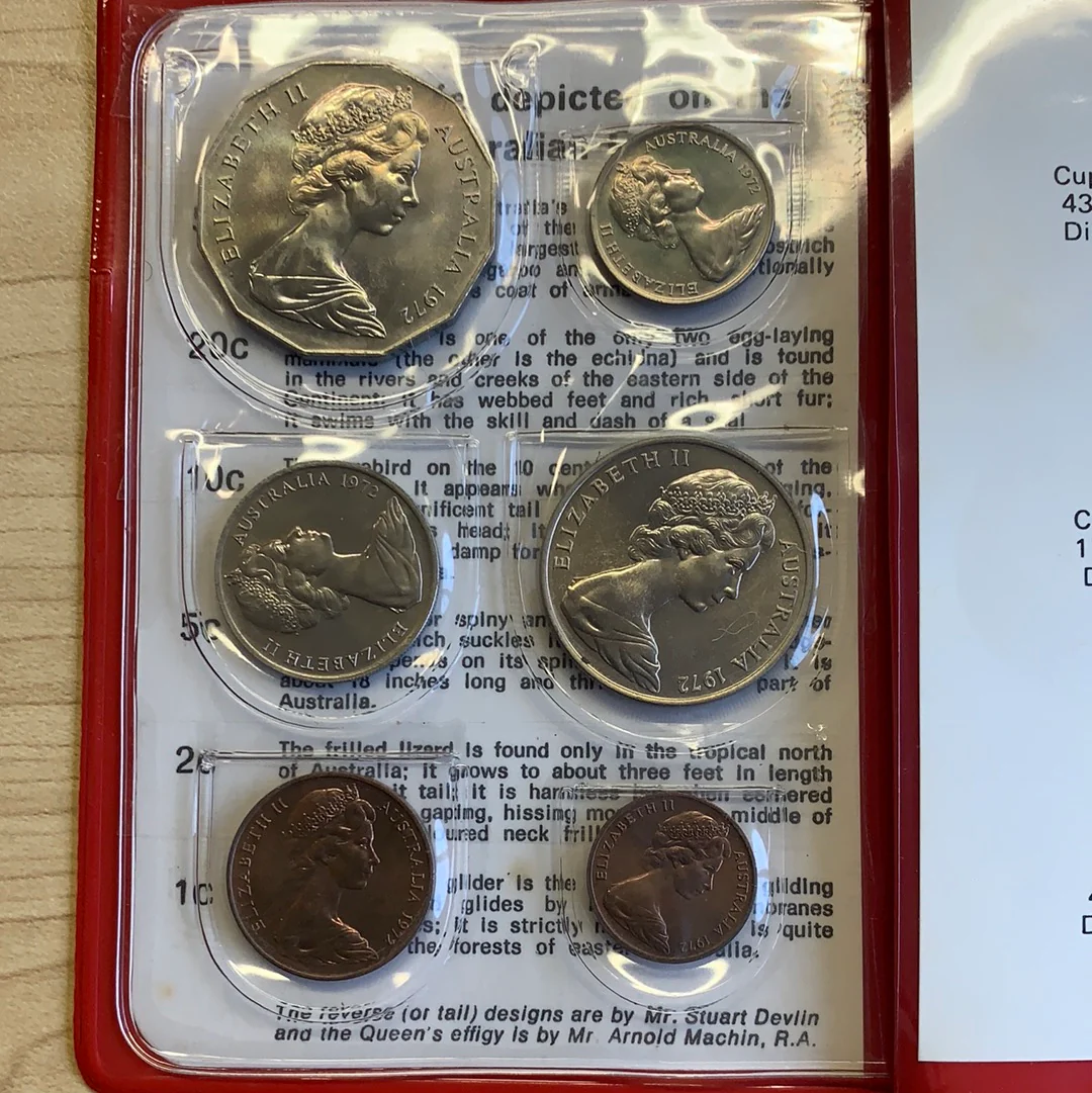Australia 1972 Royal Australian Mint Uncirculated Coin Set - Image 3