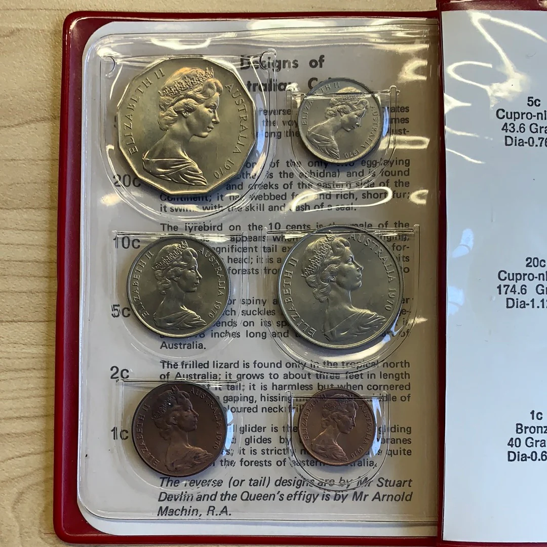 Australia 1970 Royal Australian Mint Uncirculated Coin Set - Image 3