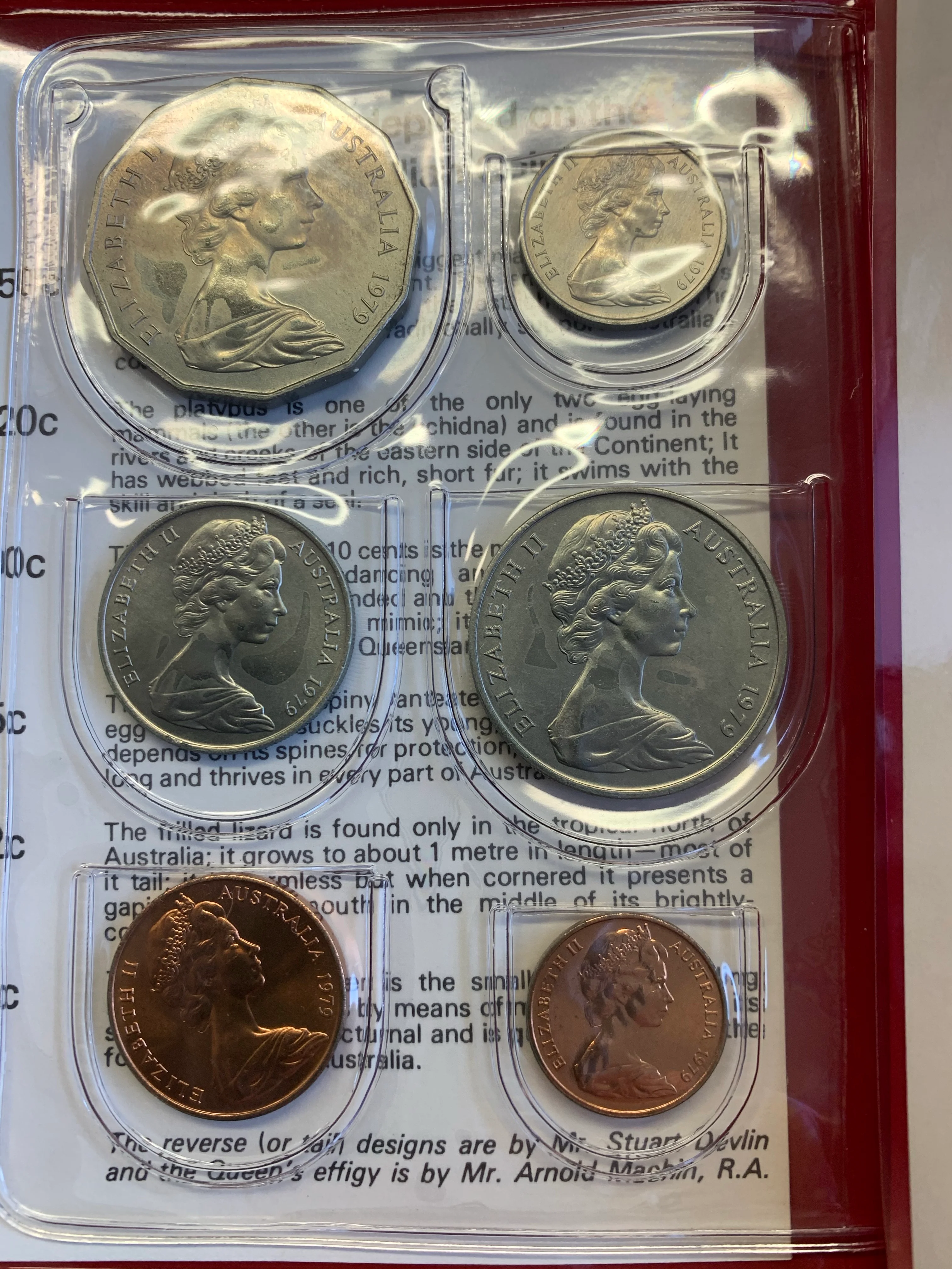 Australia 1979 Royal Australian Mint Uncirculated Coin Set - Image 3