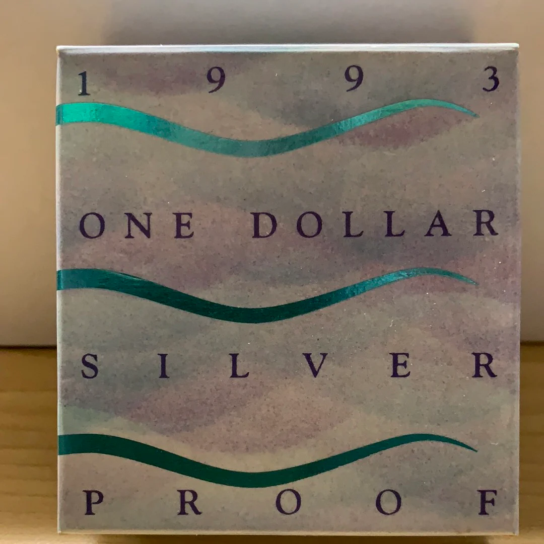 Australia 1993 $1 One Dollar Water Is Life Silver Proof Coin - Image 2