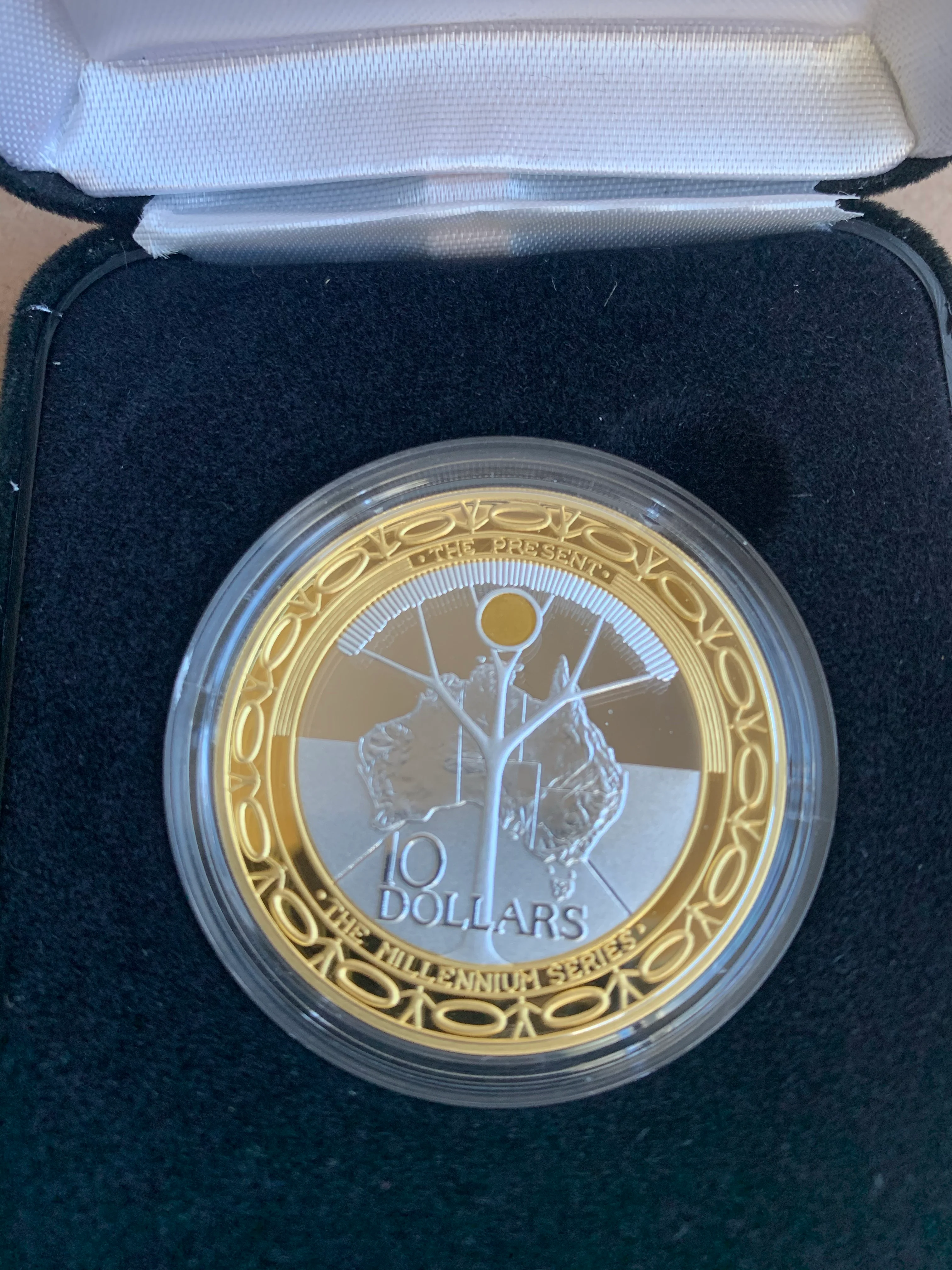 Australia 1999 - 2001 Millennium Past, Present & Future Silver $10 Proof Coins - Image 4