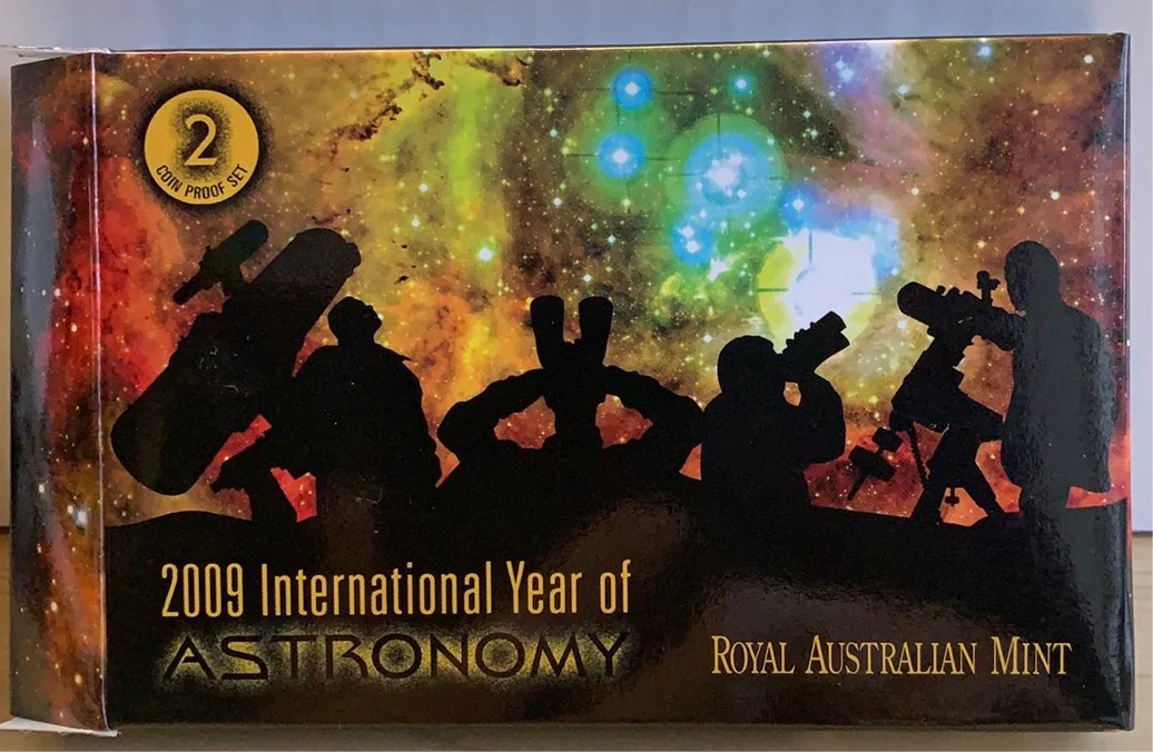 Australia 2009 Royal Australian Mint International Year of Astronomy 2 Coin Proof Set - Image 2