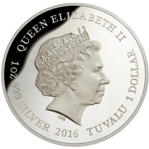 Tuvalu 2016 Endangered and Extinct Series Southern Cassowary 1oz 999 Silver Proof Coin Box Cert - Image 4