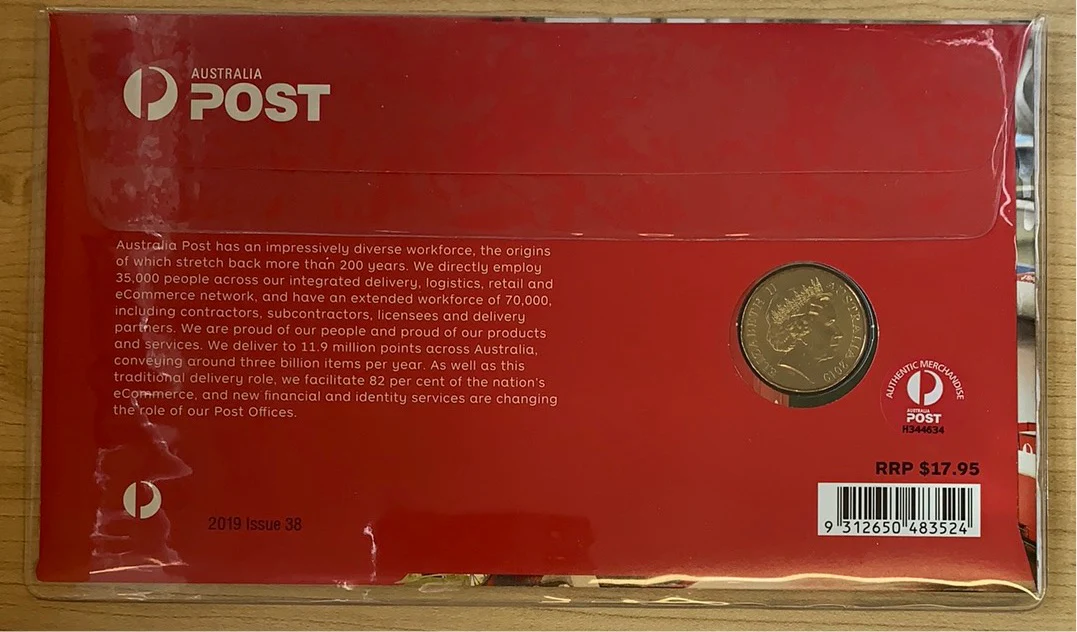 Australia 2019 Australia Post PNC with $1 coin - Image 2