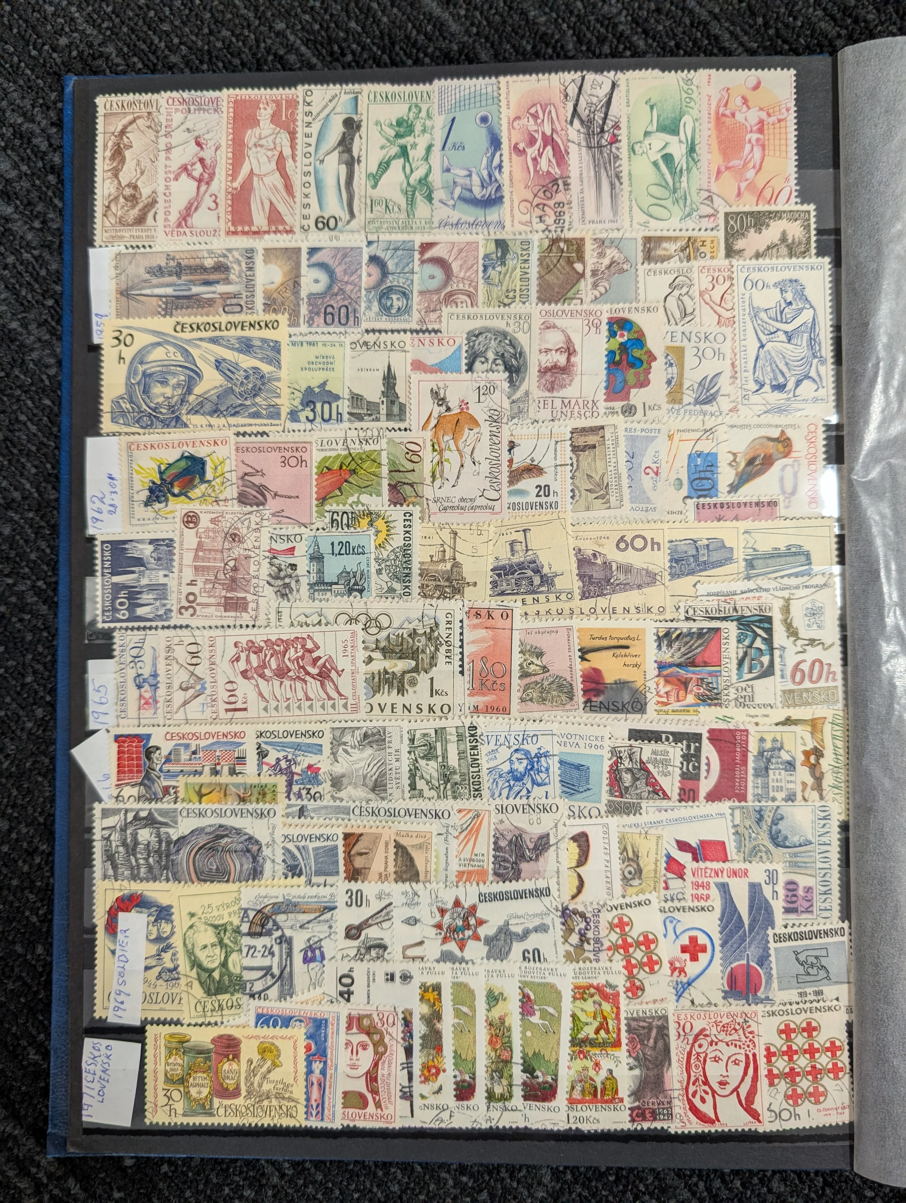 Czechoslovakia 1922-1970s Stamp Collection in Stockbooks - Image 4