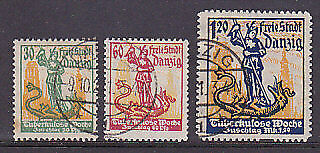 Danzig Germany Poland Michel 90-92 Used