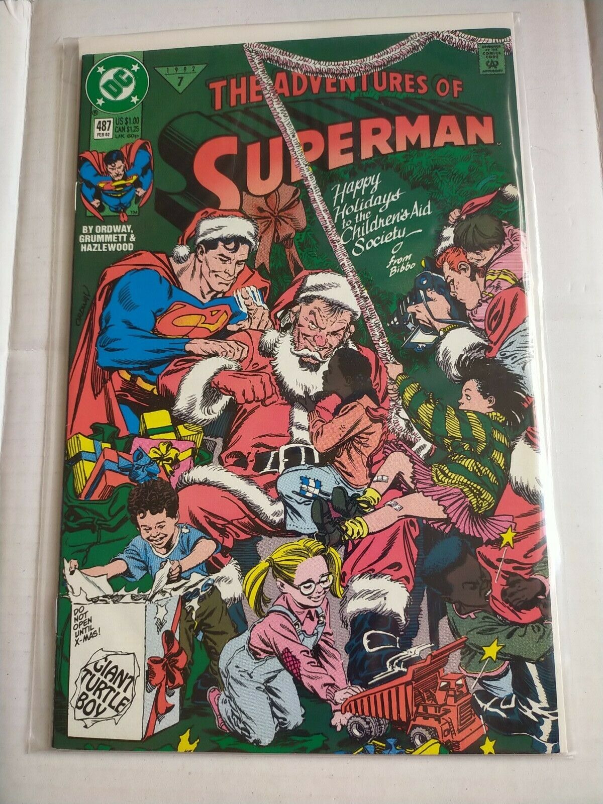 DC 487 February 1992 The Adventures of Superman Comic