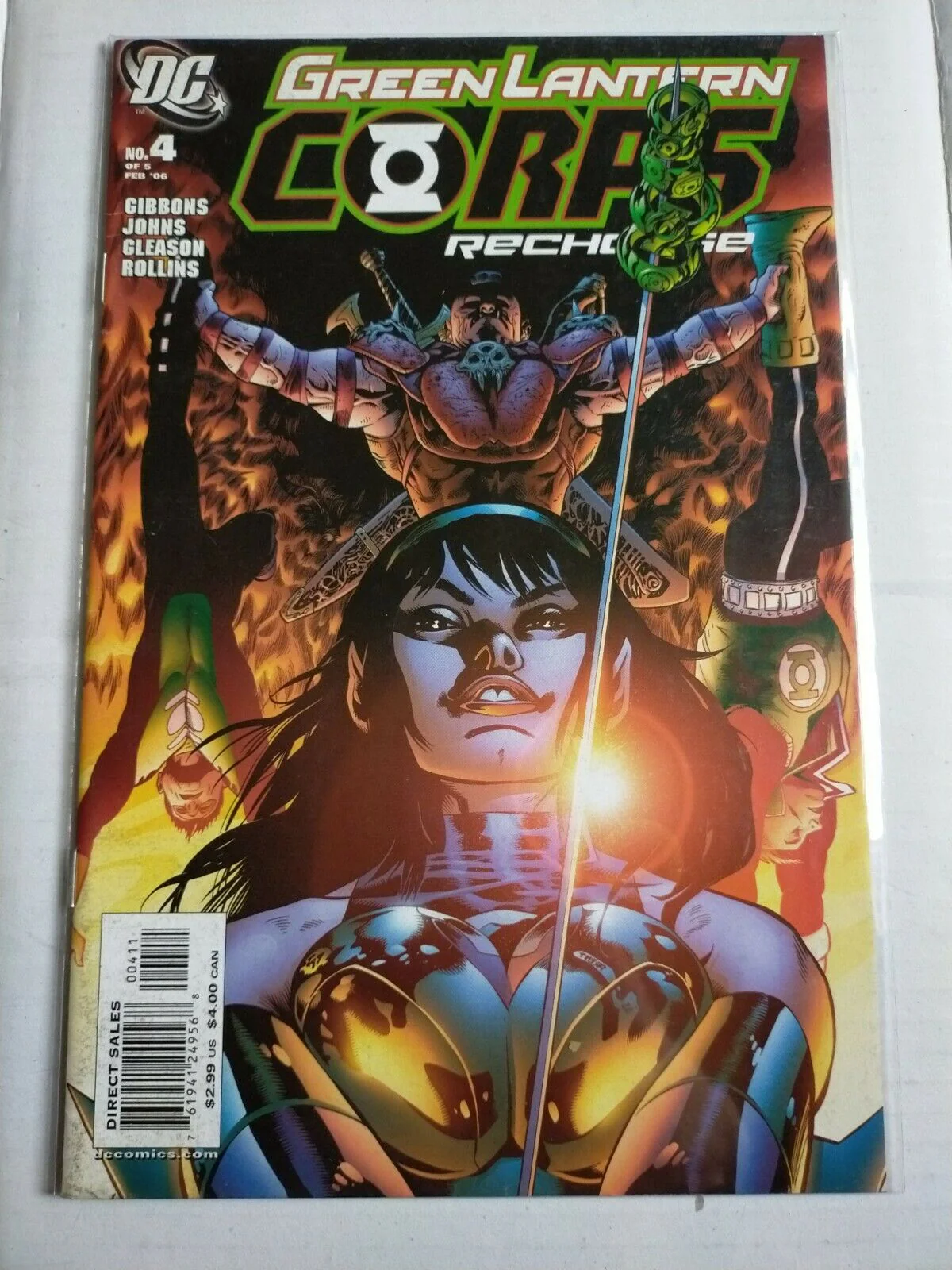DC Comic Book Green Lantern Corps Recharge No.4 of 5 Feb 2006