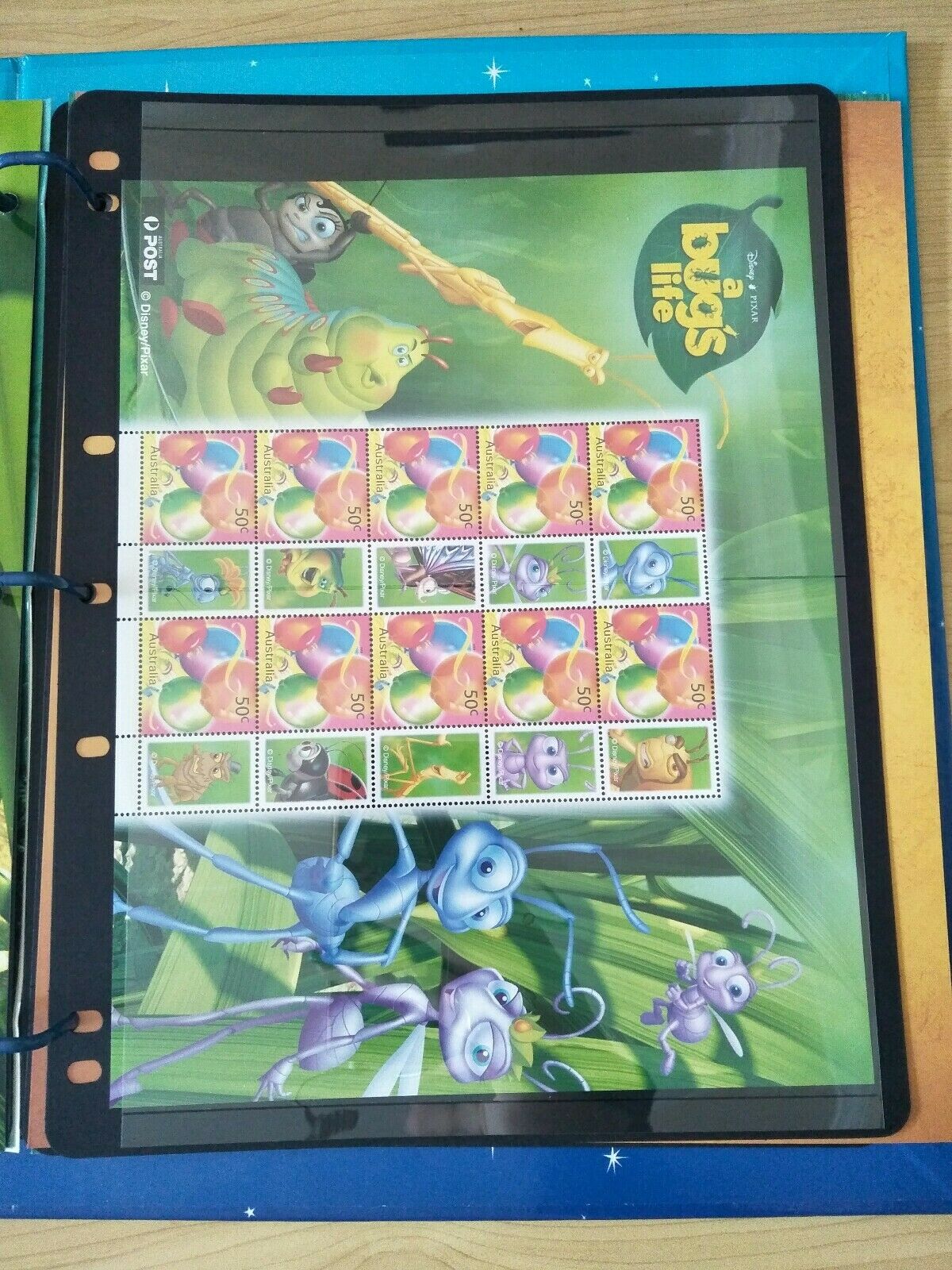 Disney Pixar Souvenir Stamp Album With Stamps 50c - Image 5