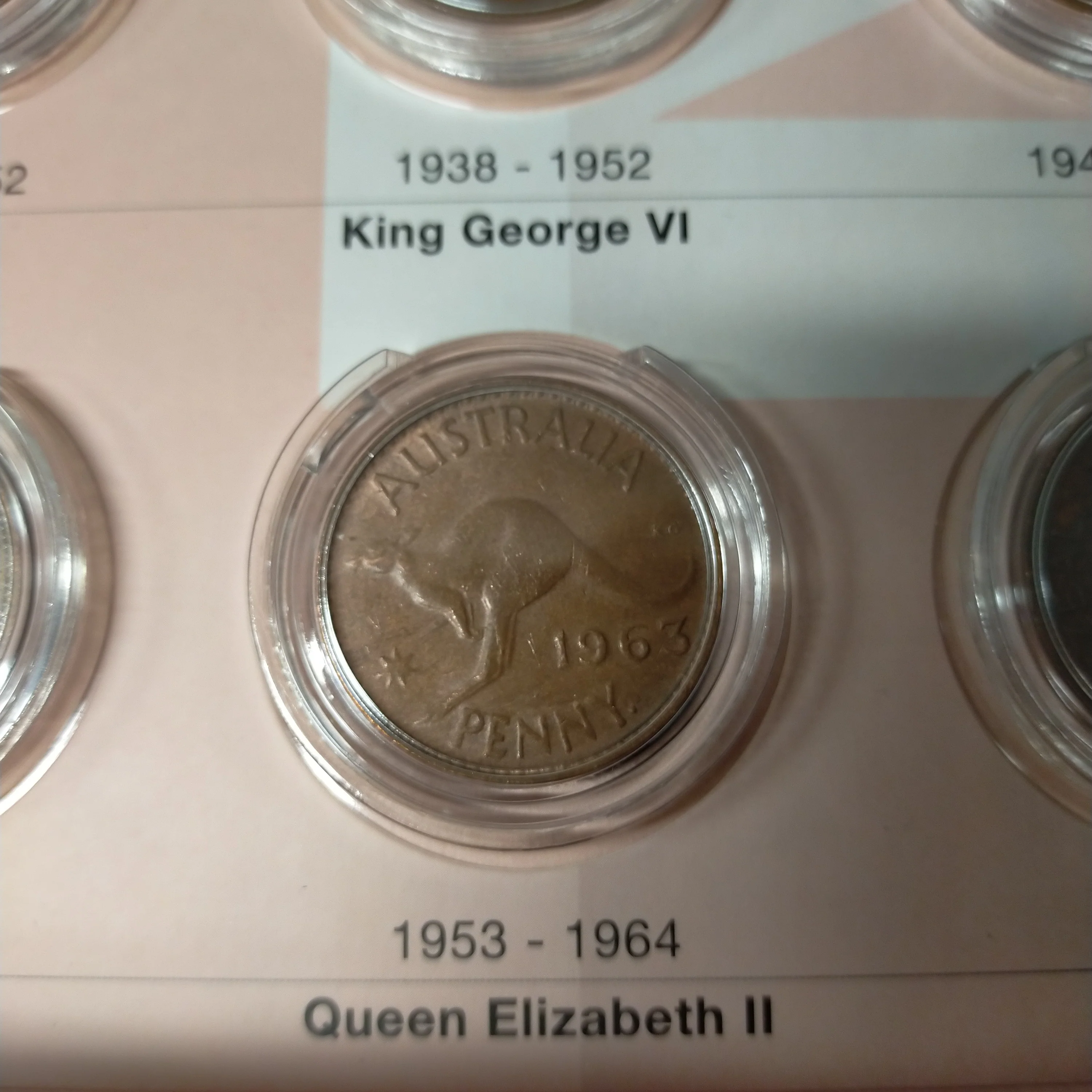 Downies Pennies of the British Empire UK NZ Australian 10 Coin Set - Image 11