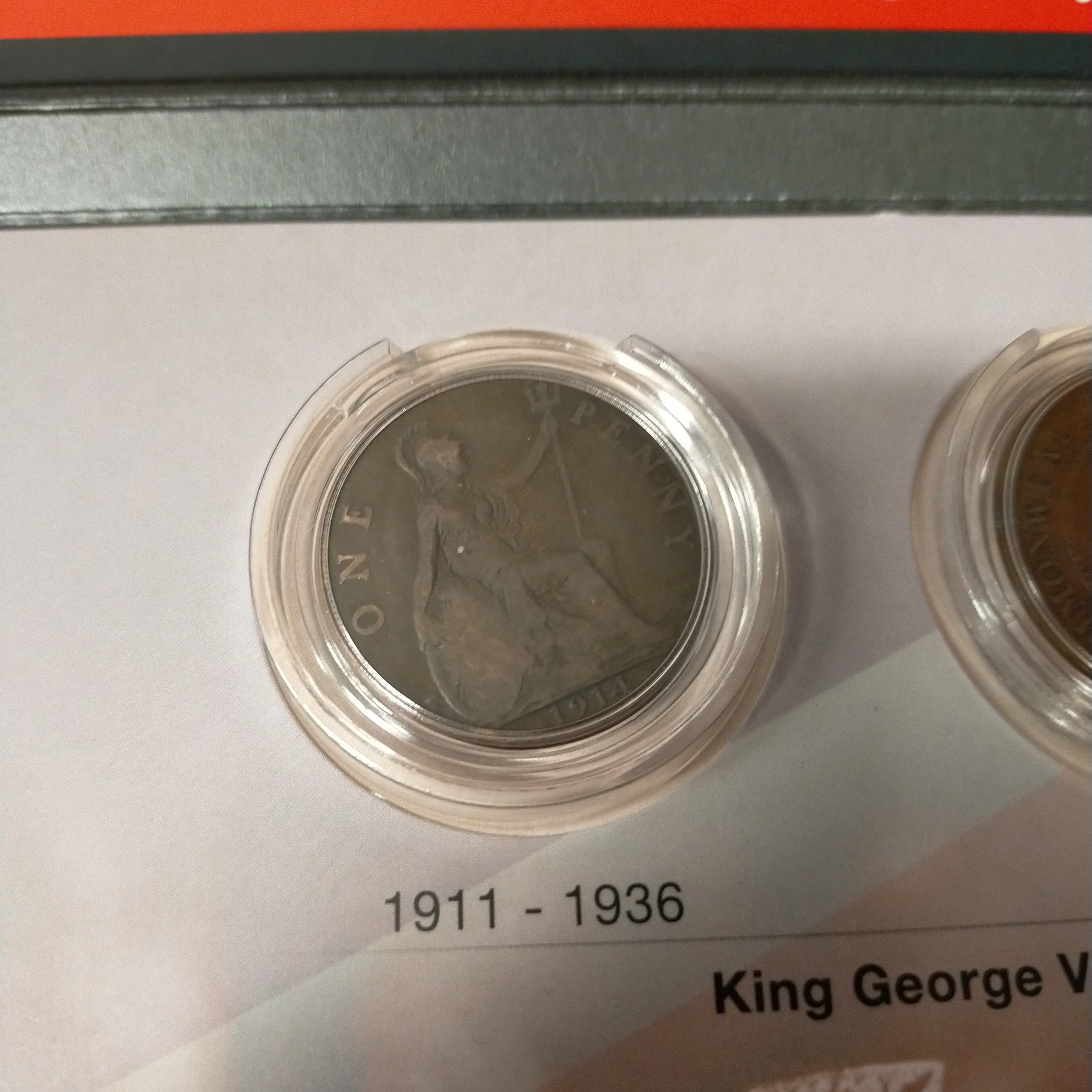 Downies Pennies of the British Empire UK NZ Australian 10 Coin Set - Image 5