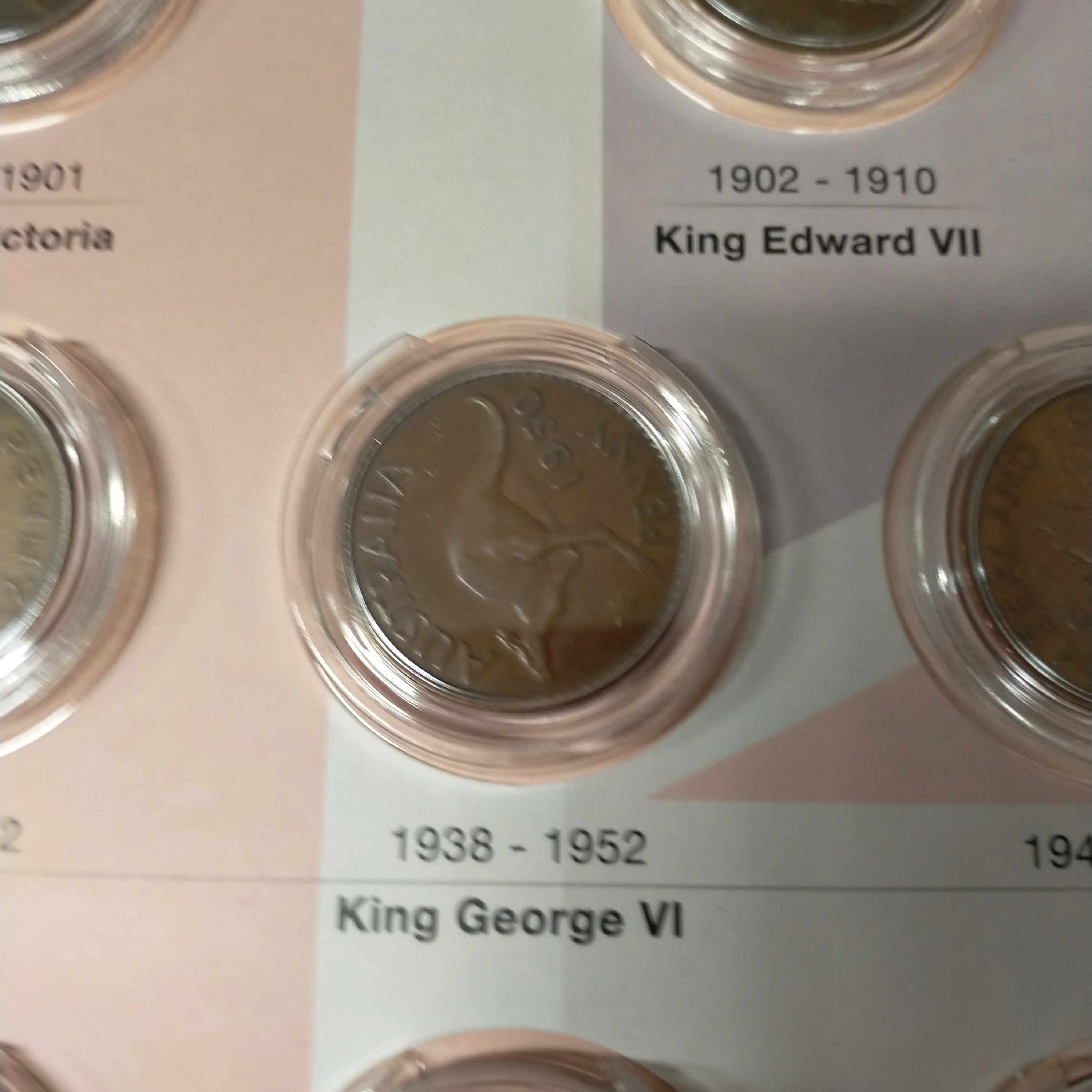 Downies Pennies of the British Empire UK NZ Australian 10 Coin Set - Image 8