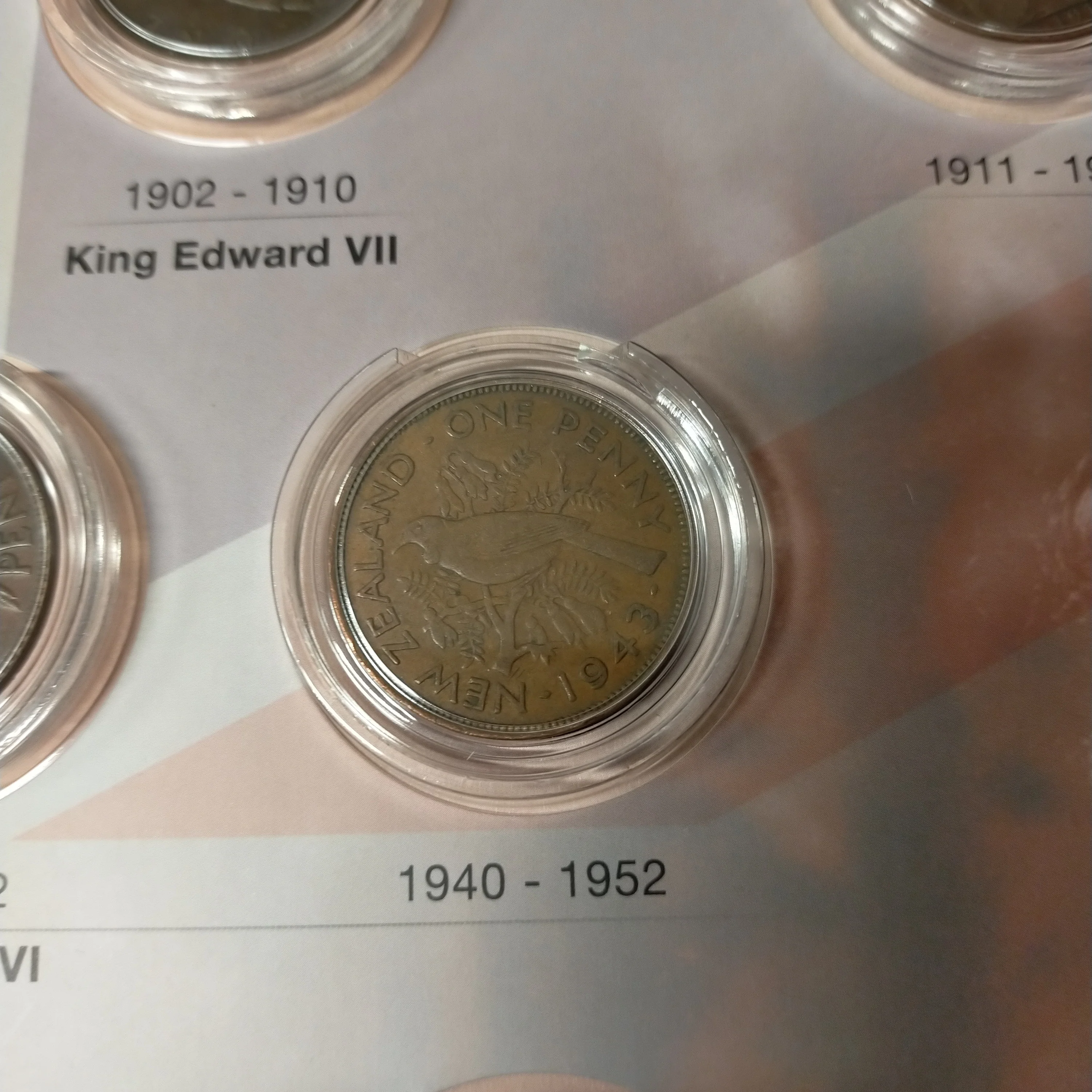 Downies Pennies of the British Empire UK NZ Australian 10 Coin Set - Image 9