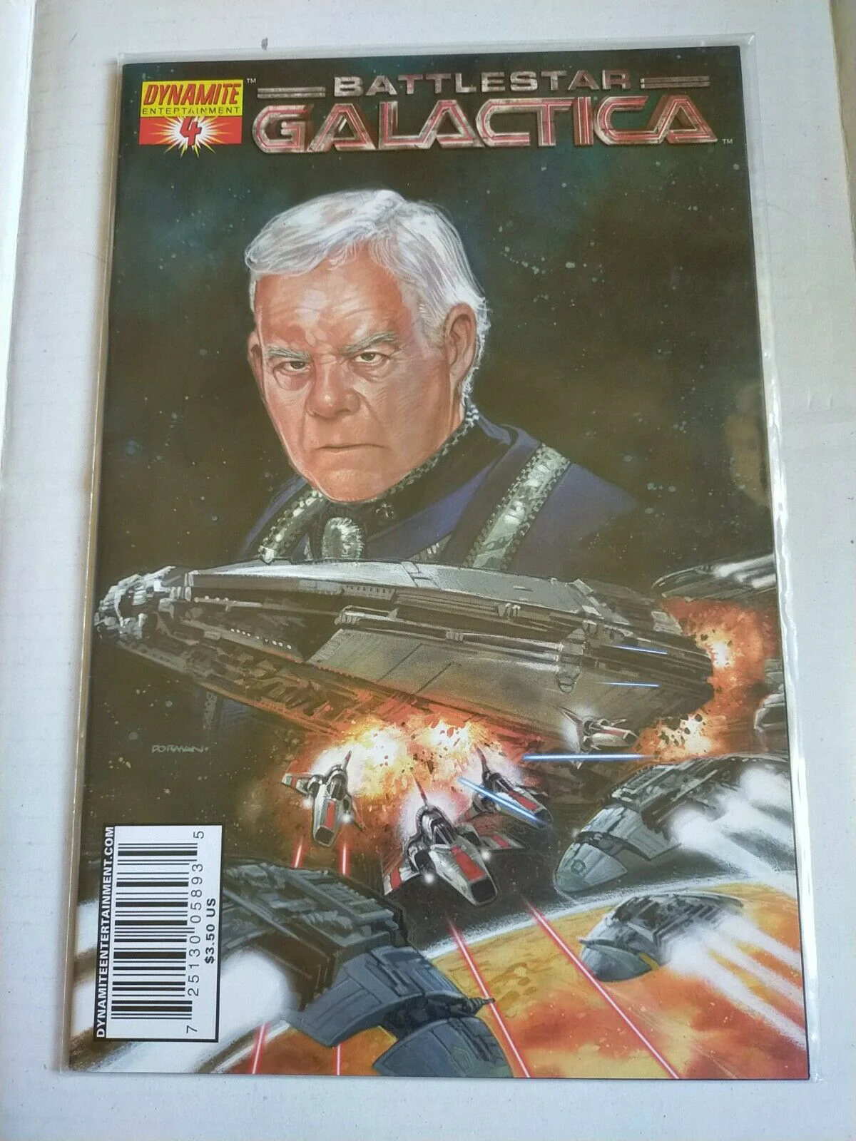 Dynamite Entertainment 2007 4 Battlestar Galactica Comic