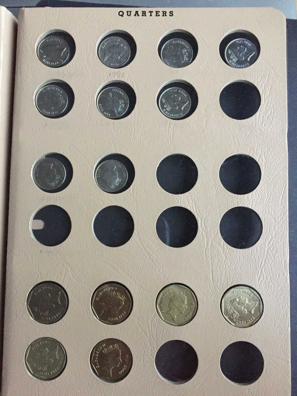 Fiji 1c,2c,5c,10 Cents & $1 Coins in Dansco Supreme Album. Superb Condition. - Image 9