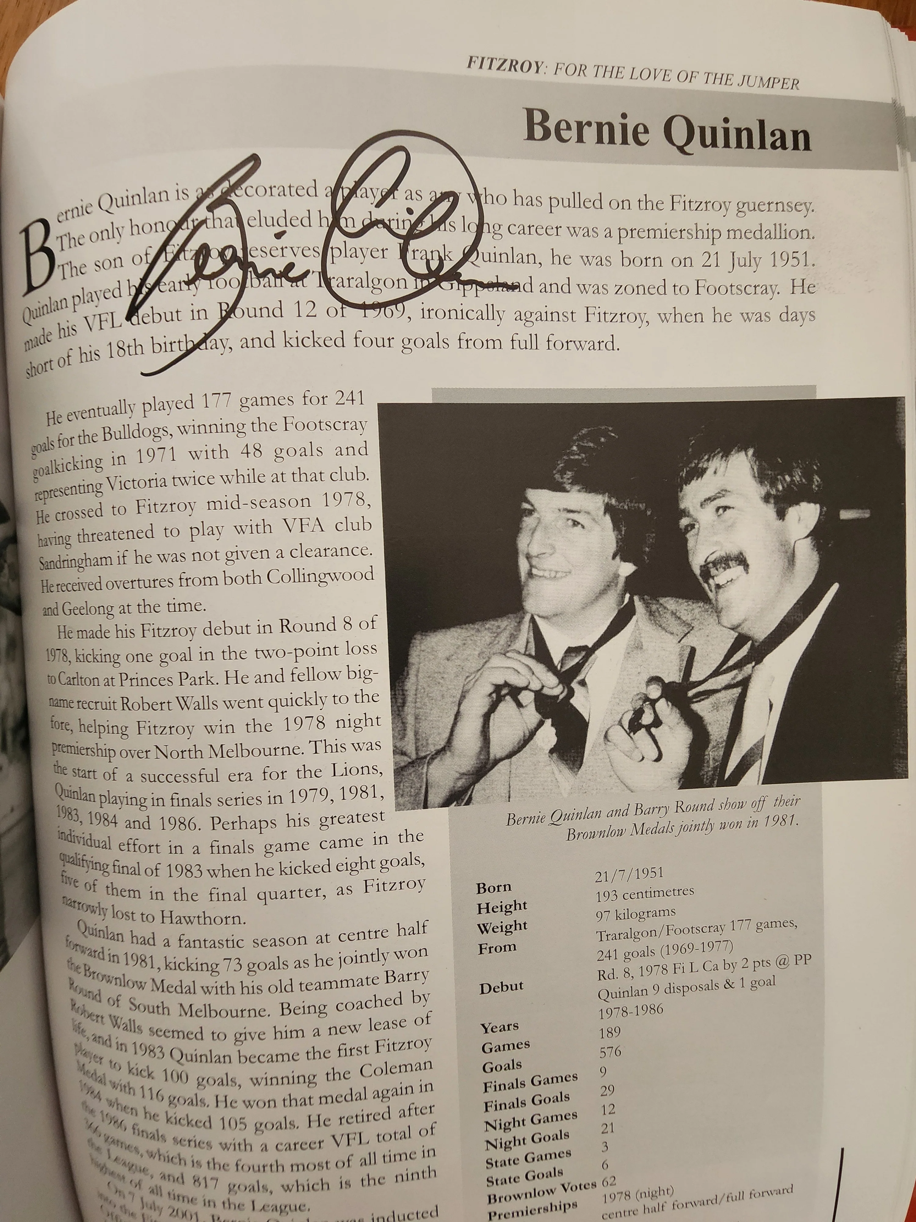 Fitzroy For the Love of the Jumper Chris Donald Hardcover book 60+ signatures - Image 10