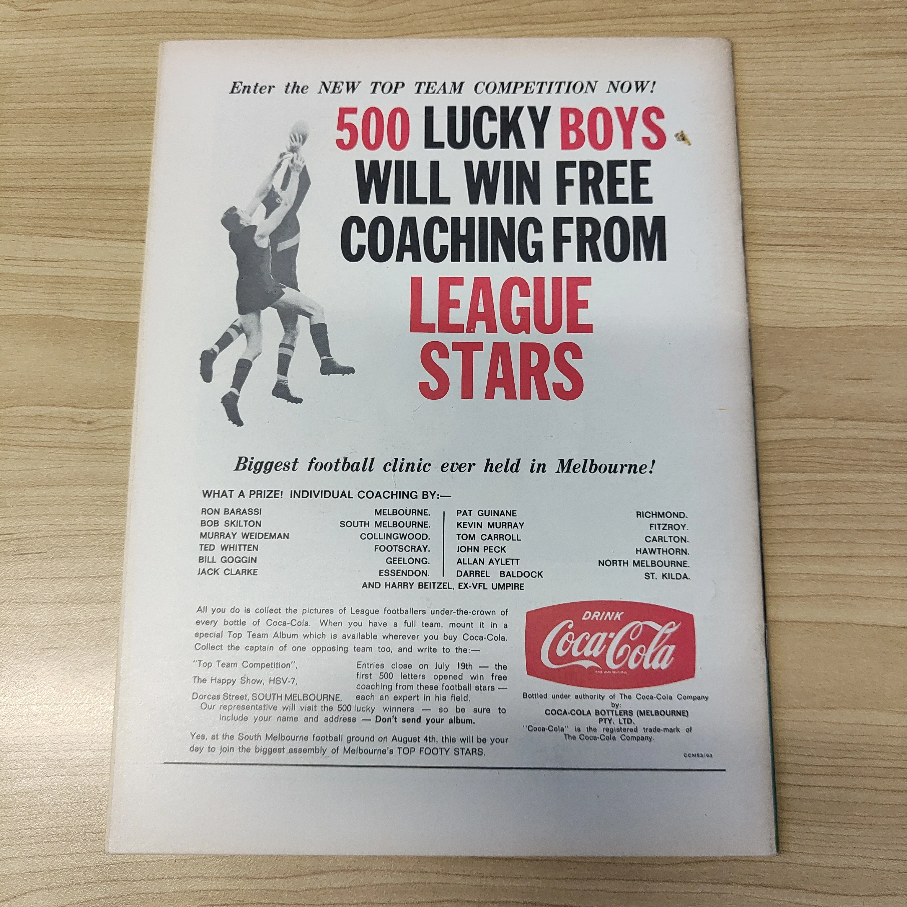 Footy Fan 1963 Vol. 1, No.7 Football Magazine - Image 2