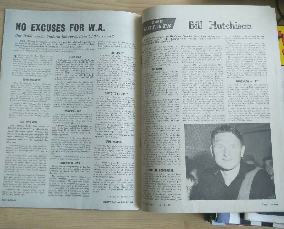 Footy Fan July 4 1964 Vol. 2, No.11 - Image 2