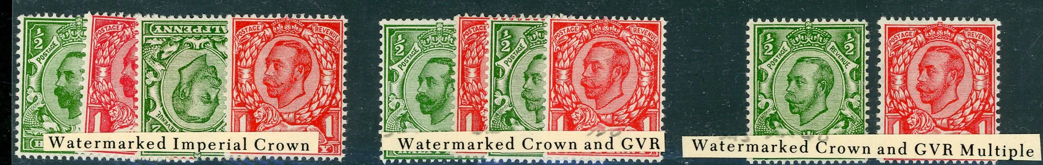 GB Great Britain Basic Watermark Set