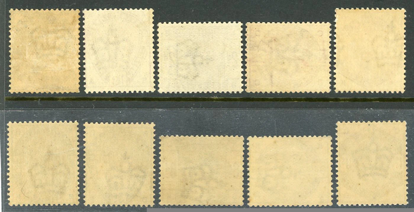GB Great Britain SG 187/96 Set of 10 Stamps Mint Unhinged - Image 2