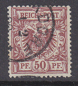 Germany SG 51 1889 50pf brown Used