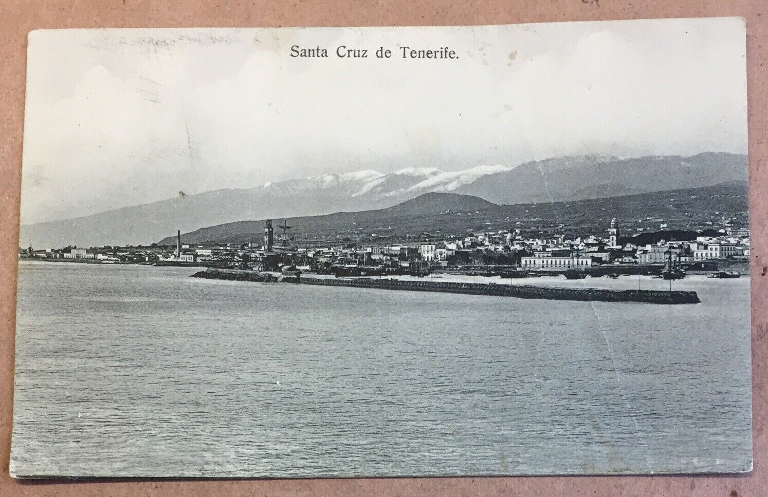 Gold Coast 1911 Picture Postcard “Santa Cruz Tenereef” Used Seccondi to Danzig - Image 2