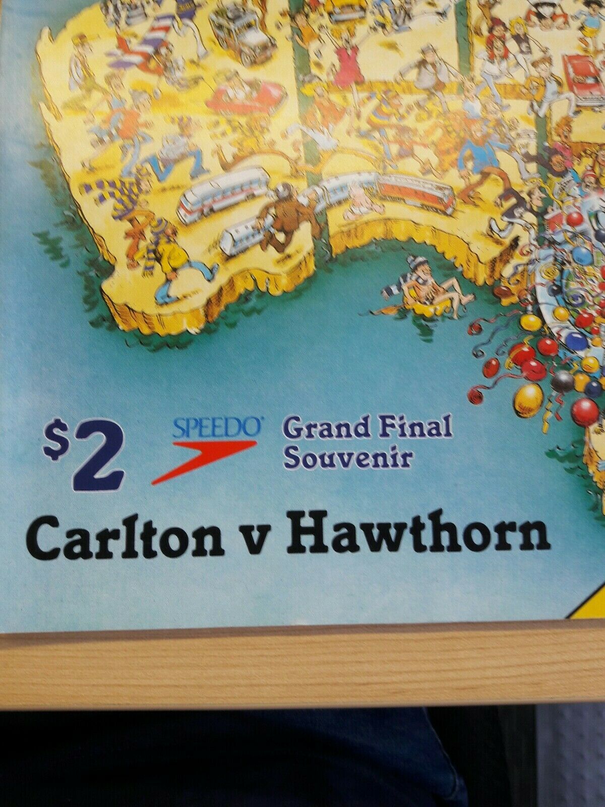 Grand Final Souvenir Carlton Vs Hawthorn Match Day Edition Footy Record... - Image 3