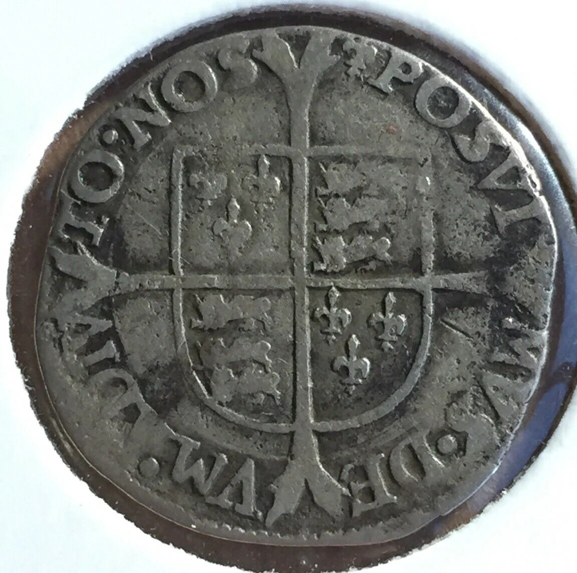 Great Britain 1554-8 Queen Mary Silver Penny S2512 Coin - Image 2